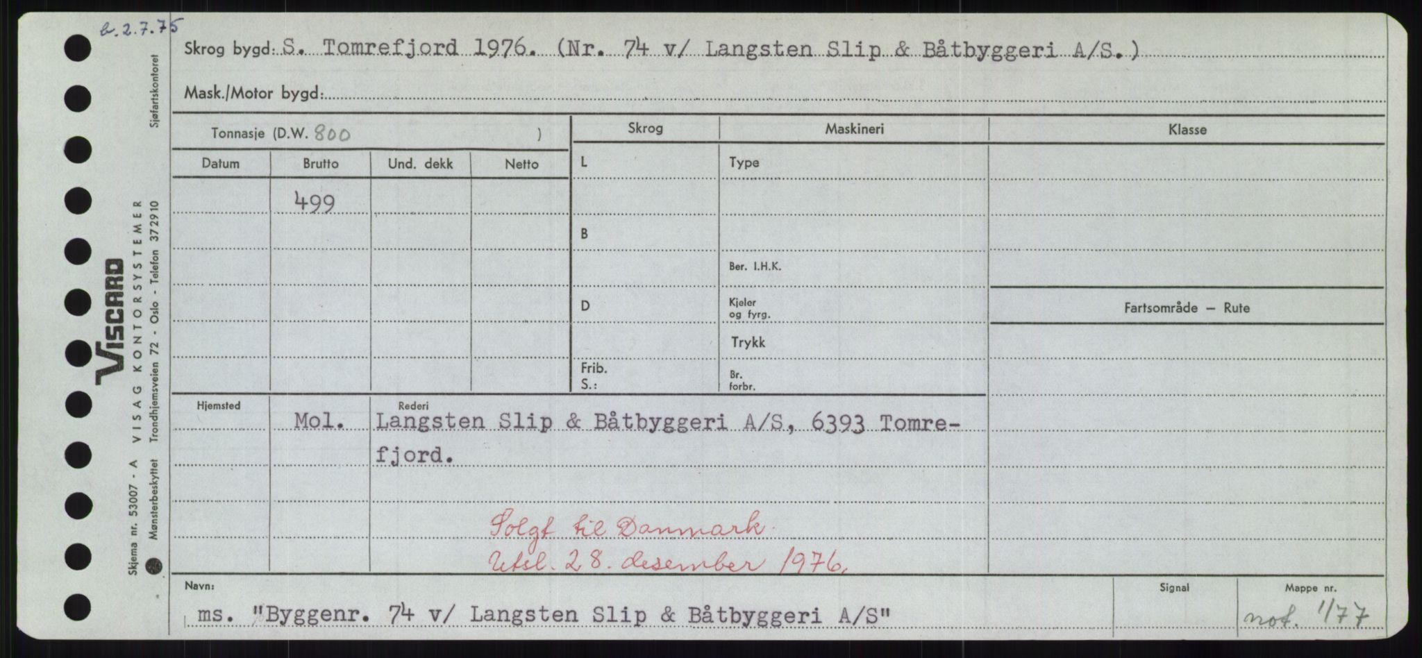 Sjøfartsdirektoratet med forløpere, Skipsmålingen, AV/RA-S-1627/H/Hd/L0006: Fartøy, Byg-Båt, p. 485