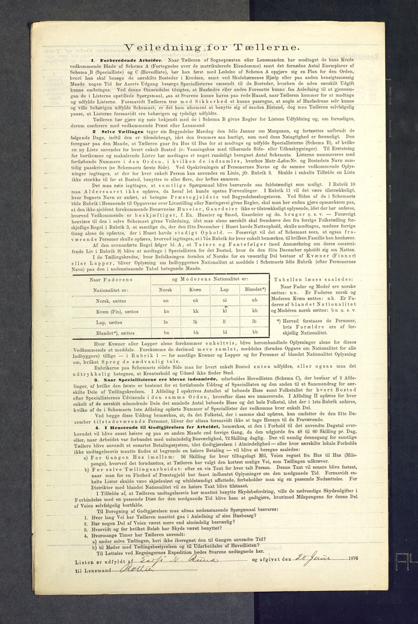 SAKO, 1875 census for 0631P Flesberg, 1875, p. 8