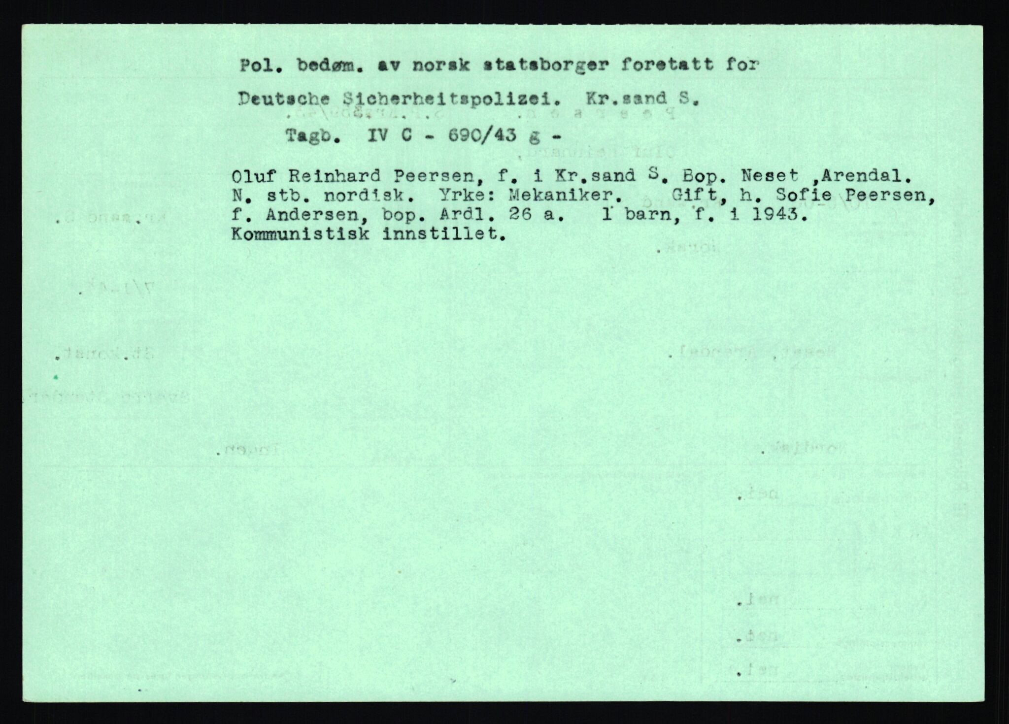 Statspolitiet - Hovedkontoret / Osloavdelingen, AV/RA-S-1329/C/Ca/L0012: Oanæs - Quistgaard	, 1943-1945, p. 3862