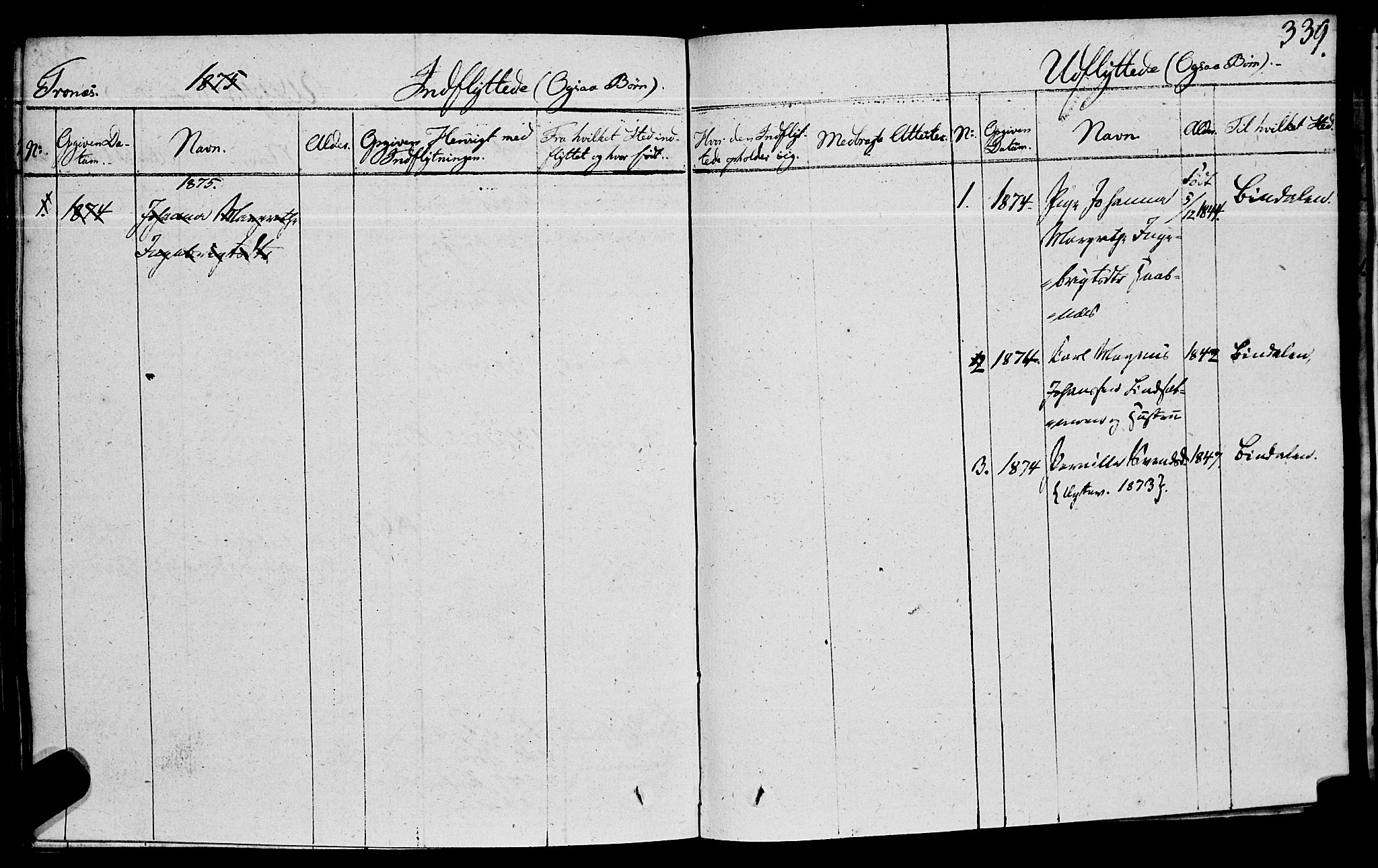 Ministerialprotokoller, klokkerbøker og fødselsregistre - Nord-Trøndelag, SAT/A-1458/762/L0538: Parish register (official) no. 762A02 /2, 1833-1879, p. 339