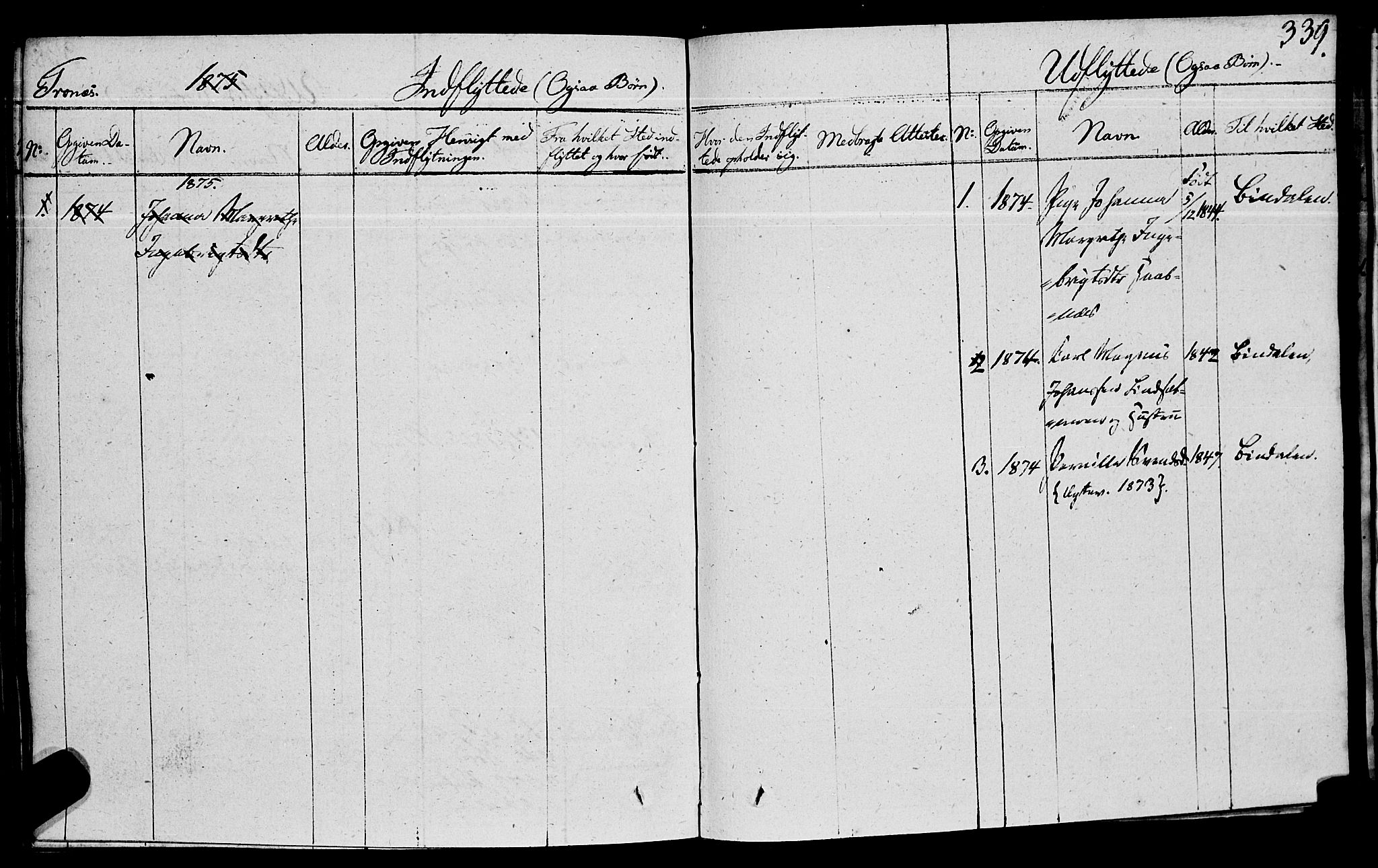 Ministerialprotokoller, klokkerbøker og fødselsregistre - Nord-Trøndelag, AV/SAT-A-1458/762/L0538: Parish register (official) no. 762A02 /2, 1833-1879, p. 339