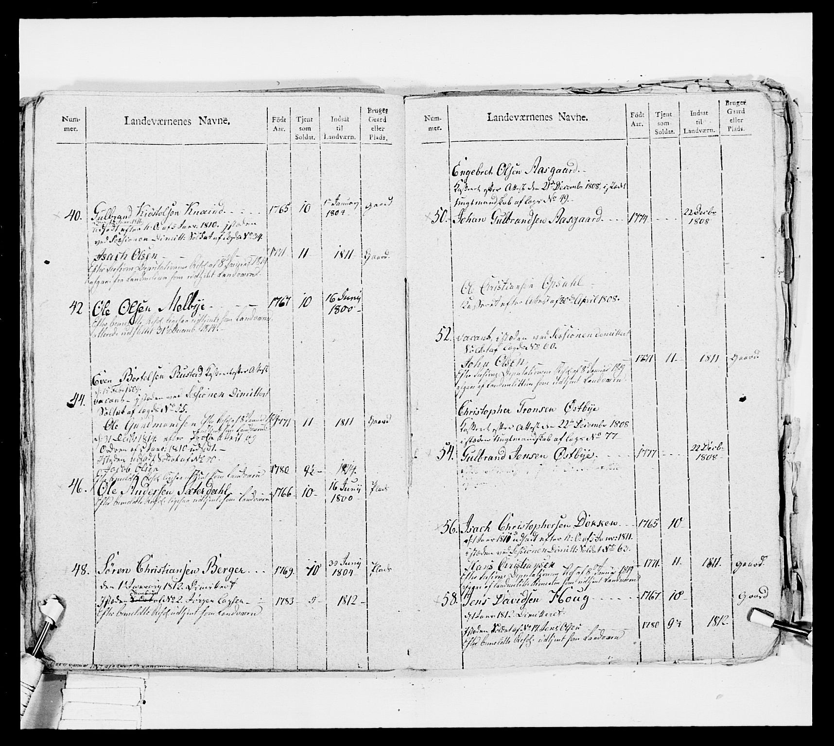 Generalitets- og kommissariatskollegiet, Det kongelige norske kommissariatskollegium, AV/RA-EA-5420/E/Eh/L0042: 1. Akershusiske nasjonale infanteriregiment, 1810, p. 347