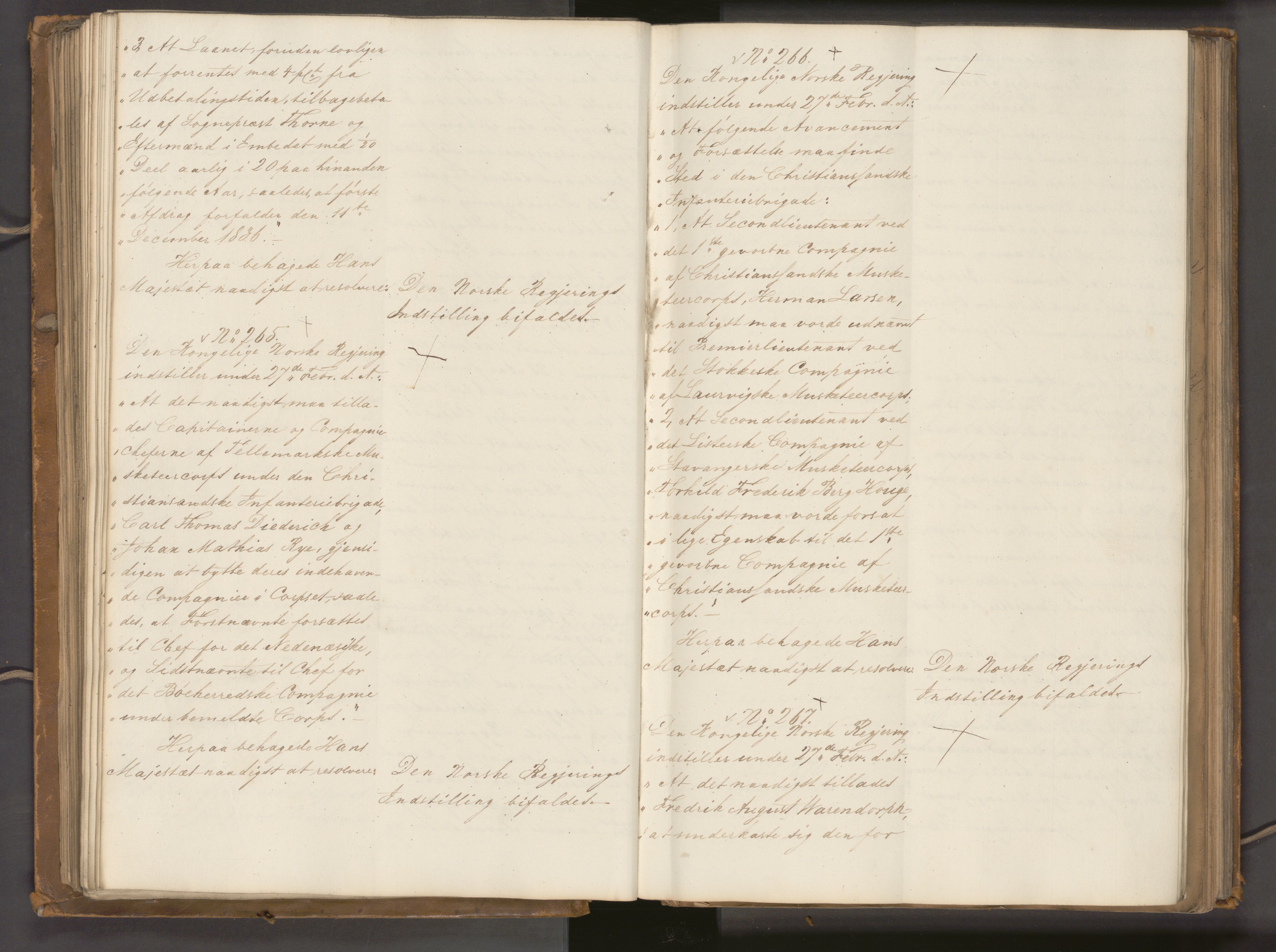 Statsrådssekretariatet, AV/RA-S-1001/A/Ab/L0040: Kgl. res. nr. 1-568, 1. halvår, 1835