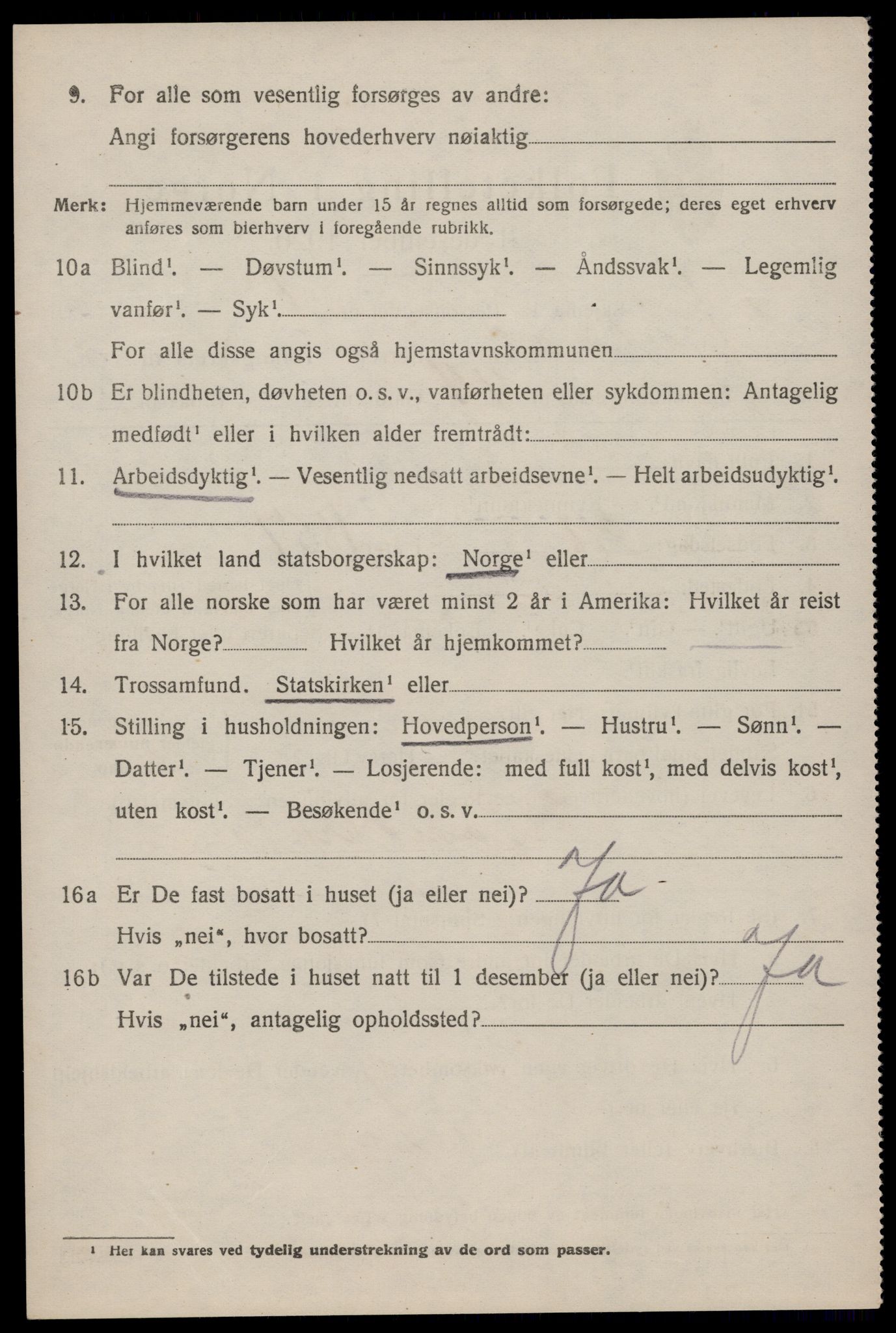 SAKO, 1920 census for Hjartdal, 1920, p. 2281