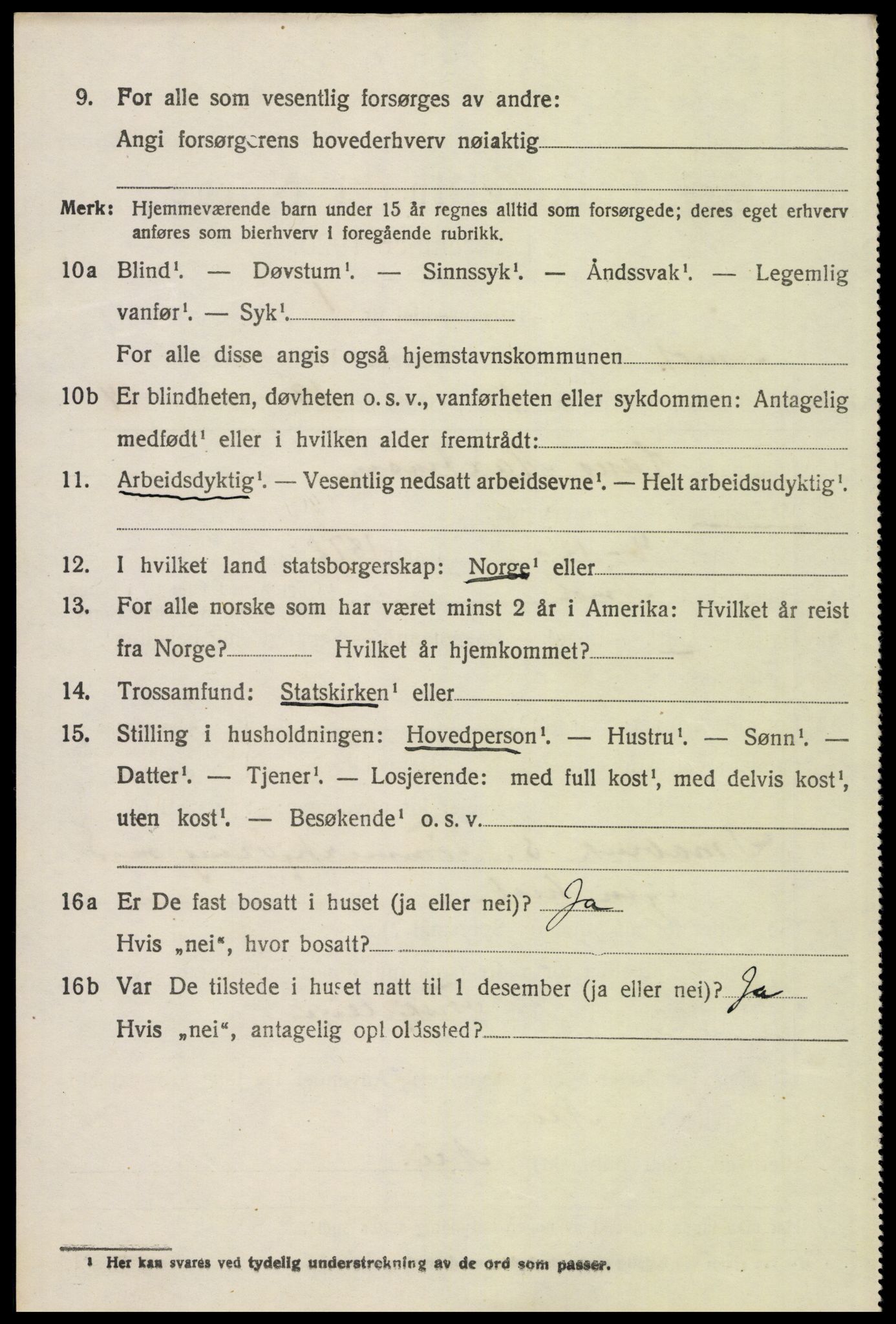 SAH, 1920 census for Åmot, 1920, p. 5848