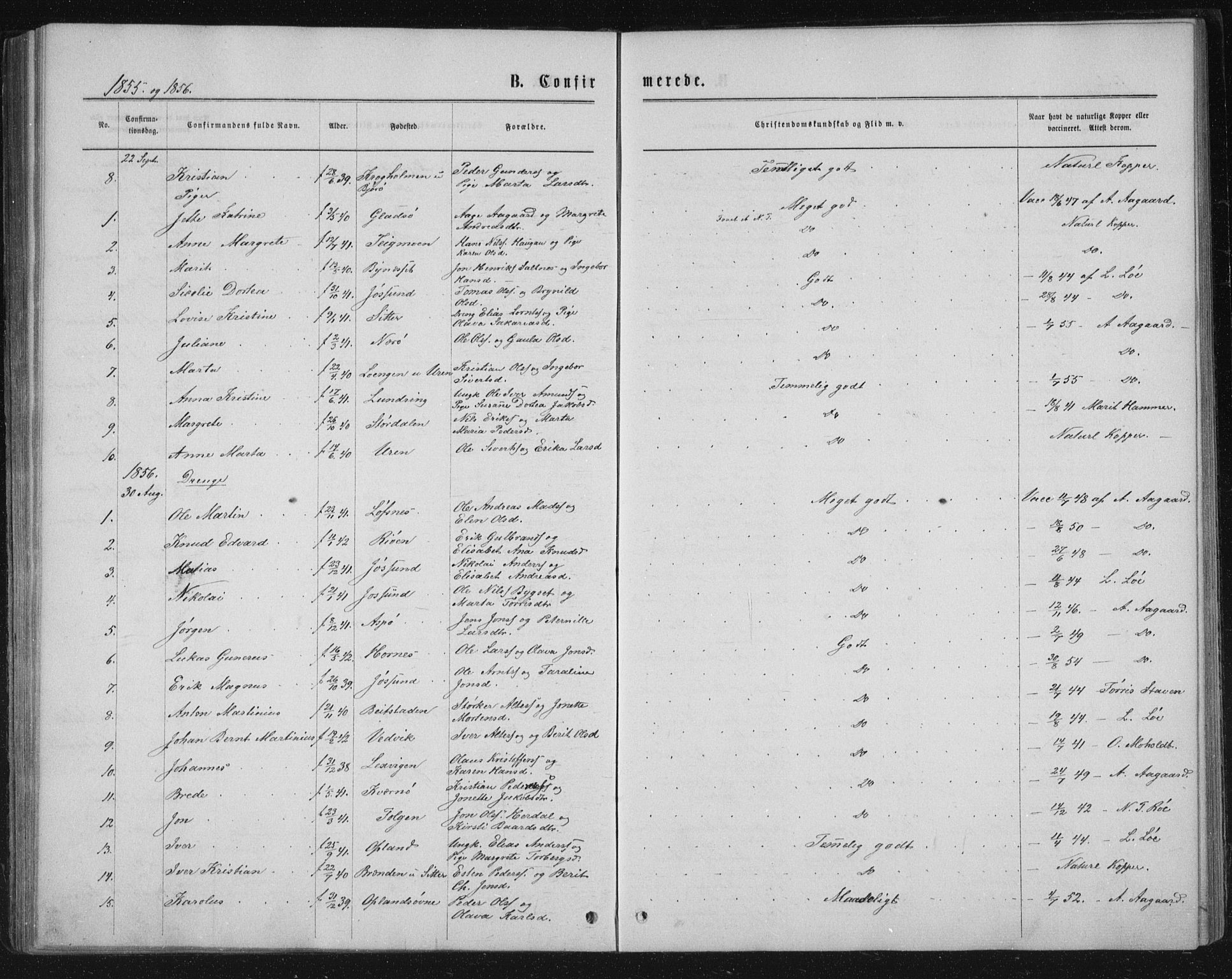 Ministerialprotokoller, klokkerbøker og fødselsregistre - Nord-Trøndelag, AV/SAT-A-1458/771/L0595: Parish register (official) no. 771A02, 1840-1869