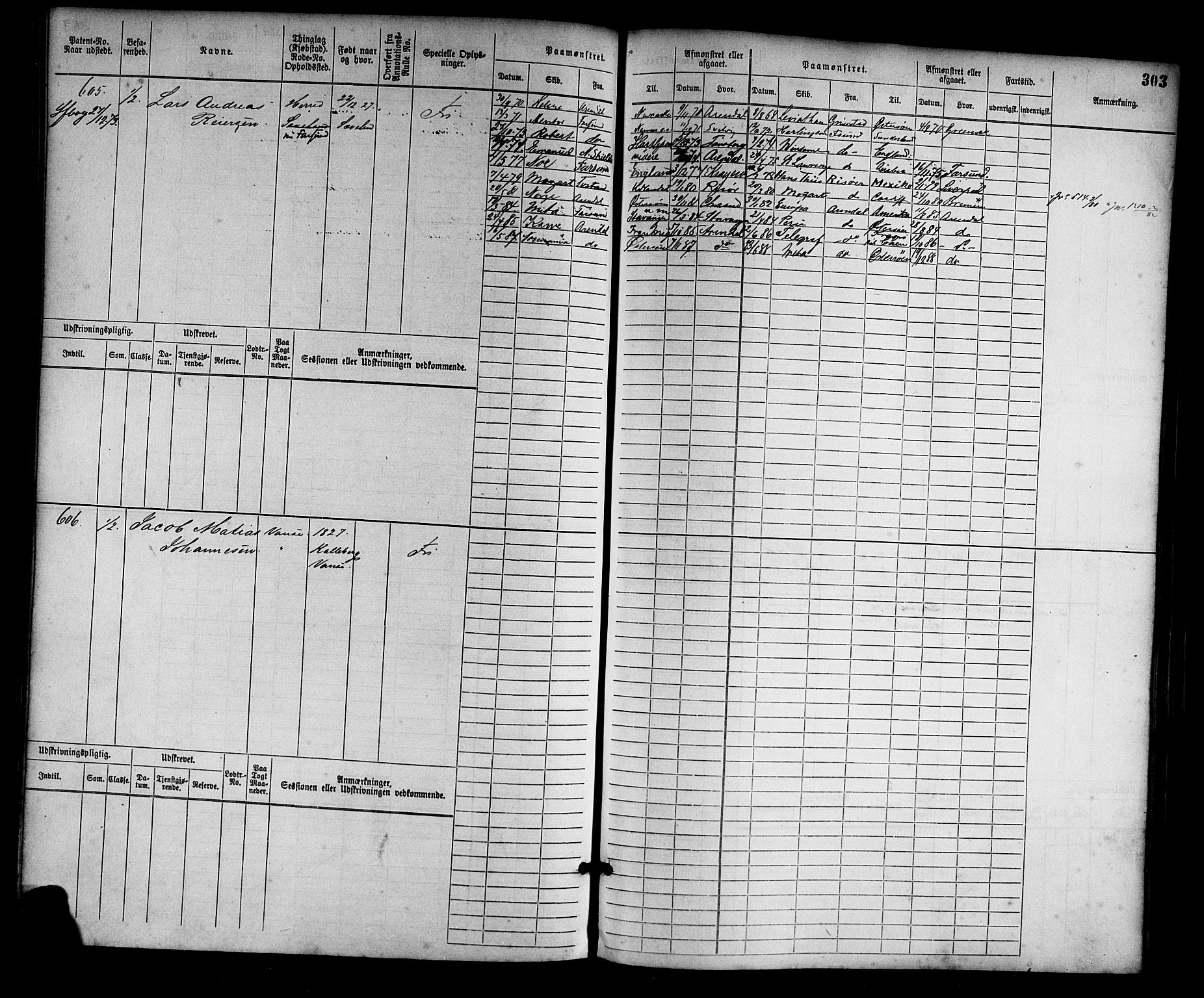 Farsund mønstringskrets, AV/SAK-2031-0017/F/Fb/L0001: Hovedrulle nr 1-758, M-4, 1868-1900, p. 318