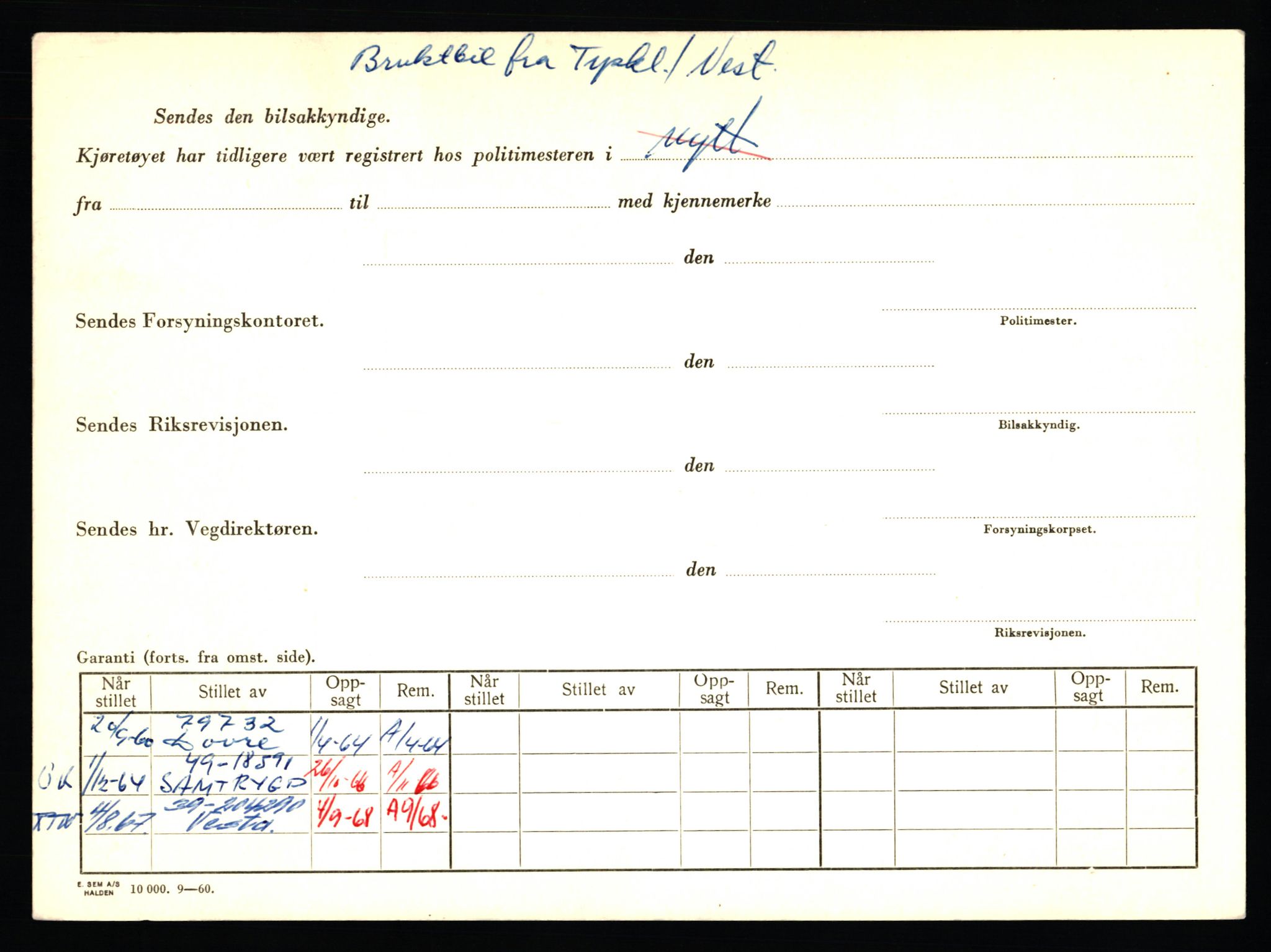 Stavanger trafikkstasjon, AV/SAST-A-101942/0/F/L0052: L-52100 - L-52899, 1930-1971, p. 1710