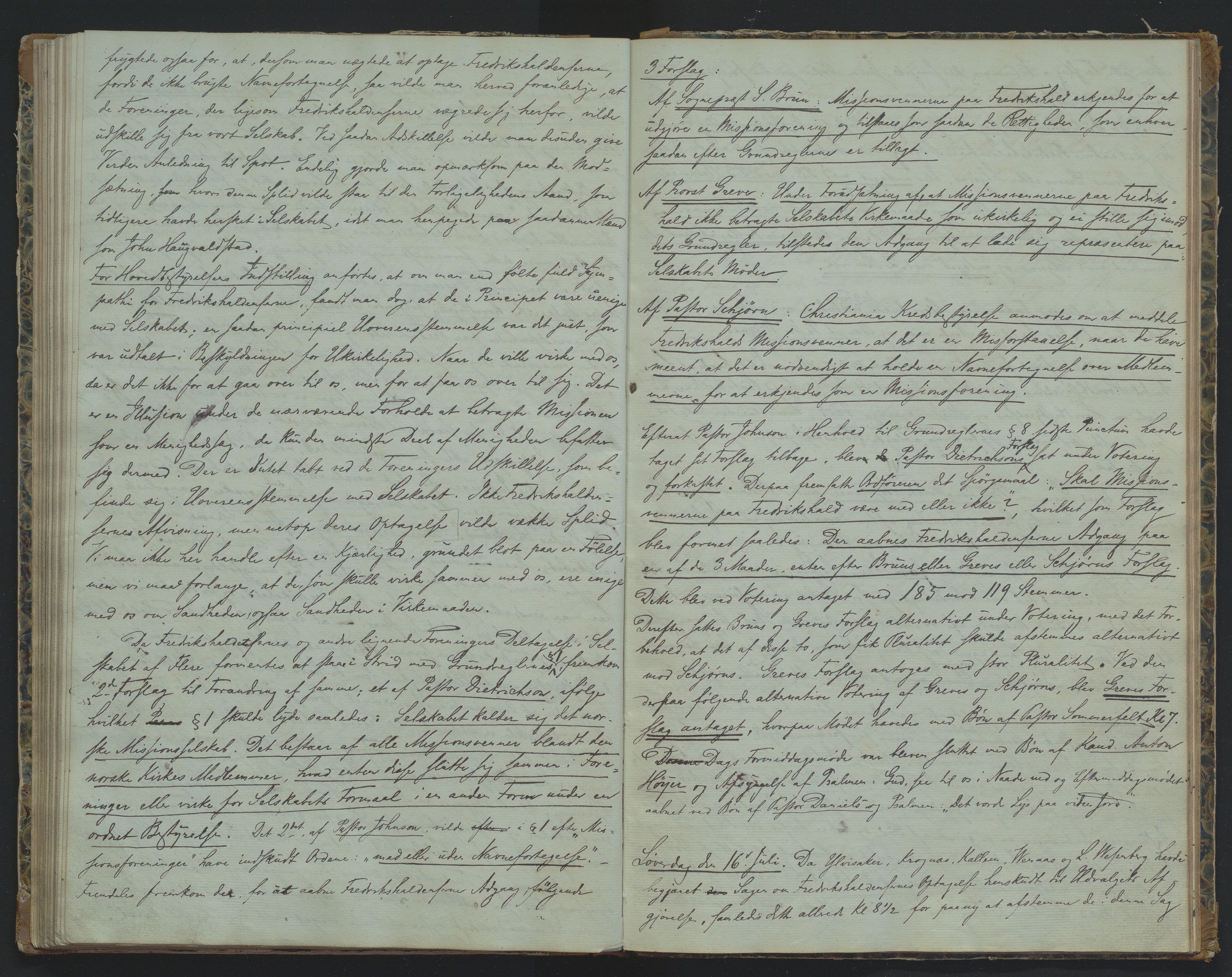 Det Norske Misjonsselskap - hovedadministrasjonen, VID/MA-A-1045/D/Da/Daa/L0028/0015: Beretninger, rapporter, cirkulære, protokoller / Protokoll - Referat fra Generalforsamlingene., 1842-1864