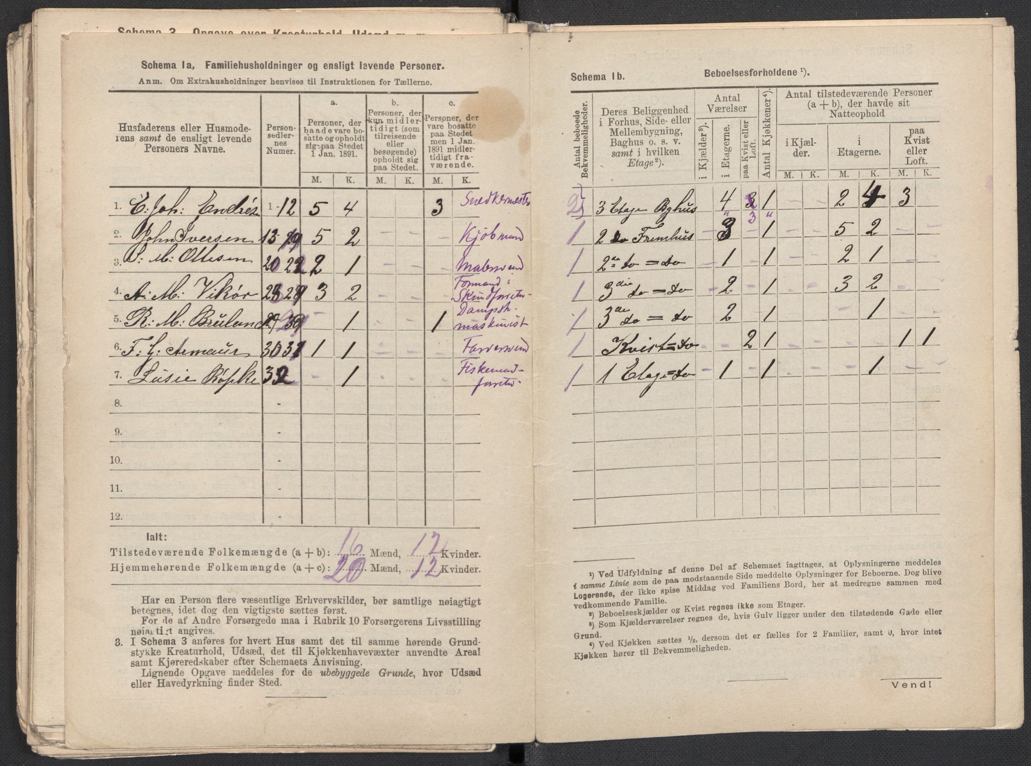 RA, 1891 Census for 1301 Bergen, 1891, p. 4281