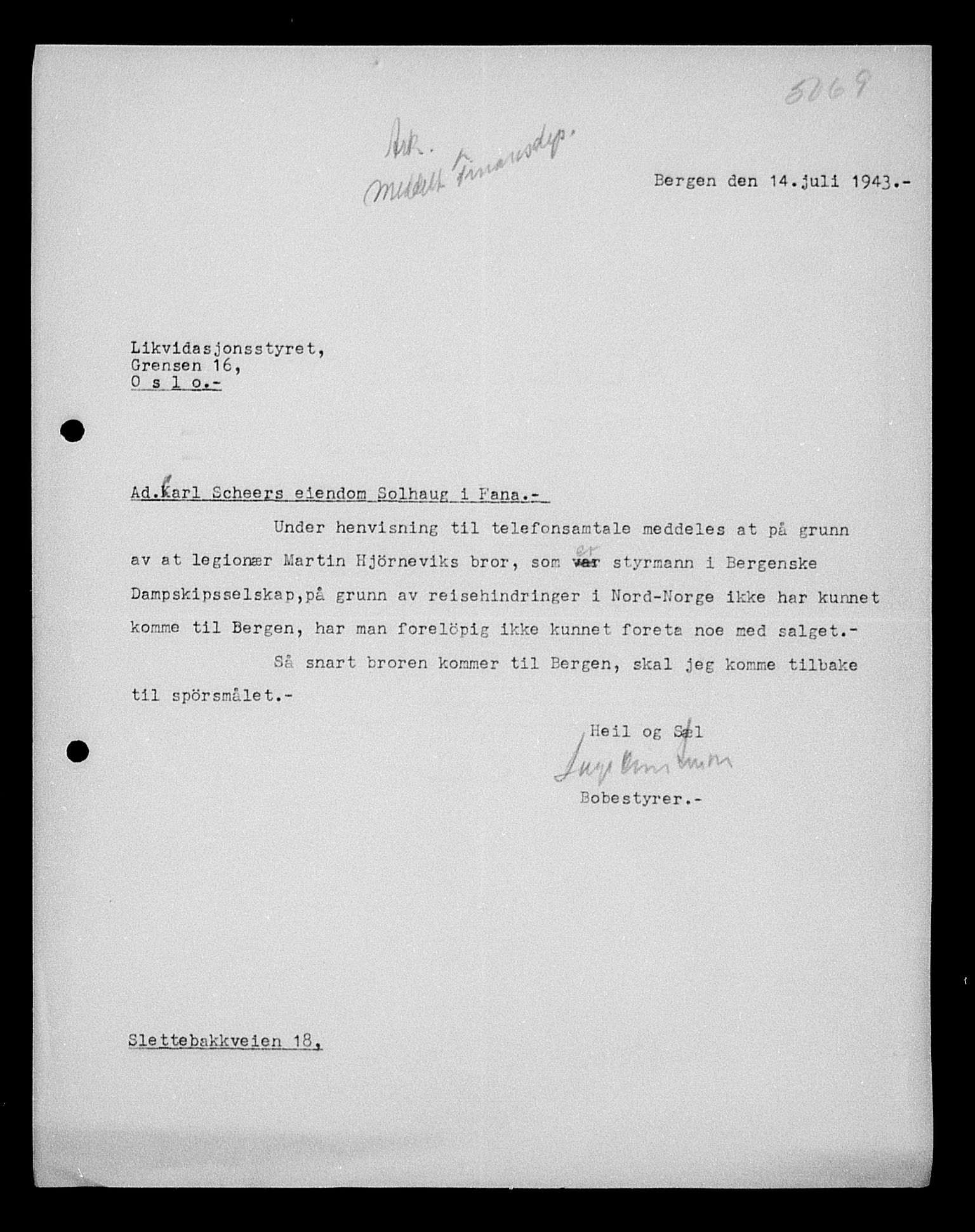 Justisdepartementet, Tilbakeføringskontoret for inndratte formuer, AV/RA-S-1564/H/Hc/Hcd/L0997: --, 1945-1947, p. 35