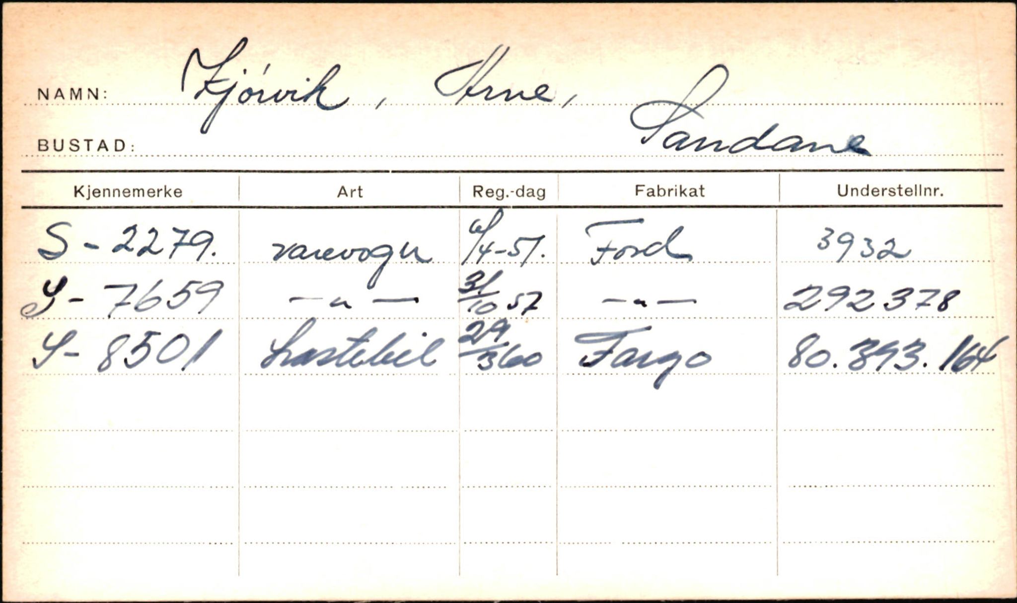 Statens vegvesen, Sogn og Fjordane vegkontor, AV/SAB-A-5301/4/F/L0001B: Eigarregister Fjordane til 1.6.1961, 1930-1961, p. 112