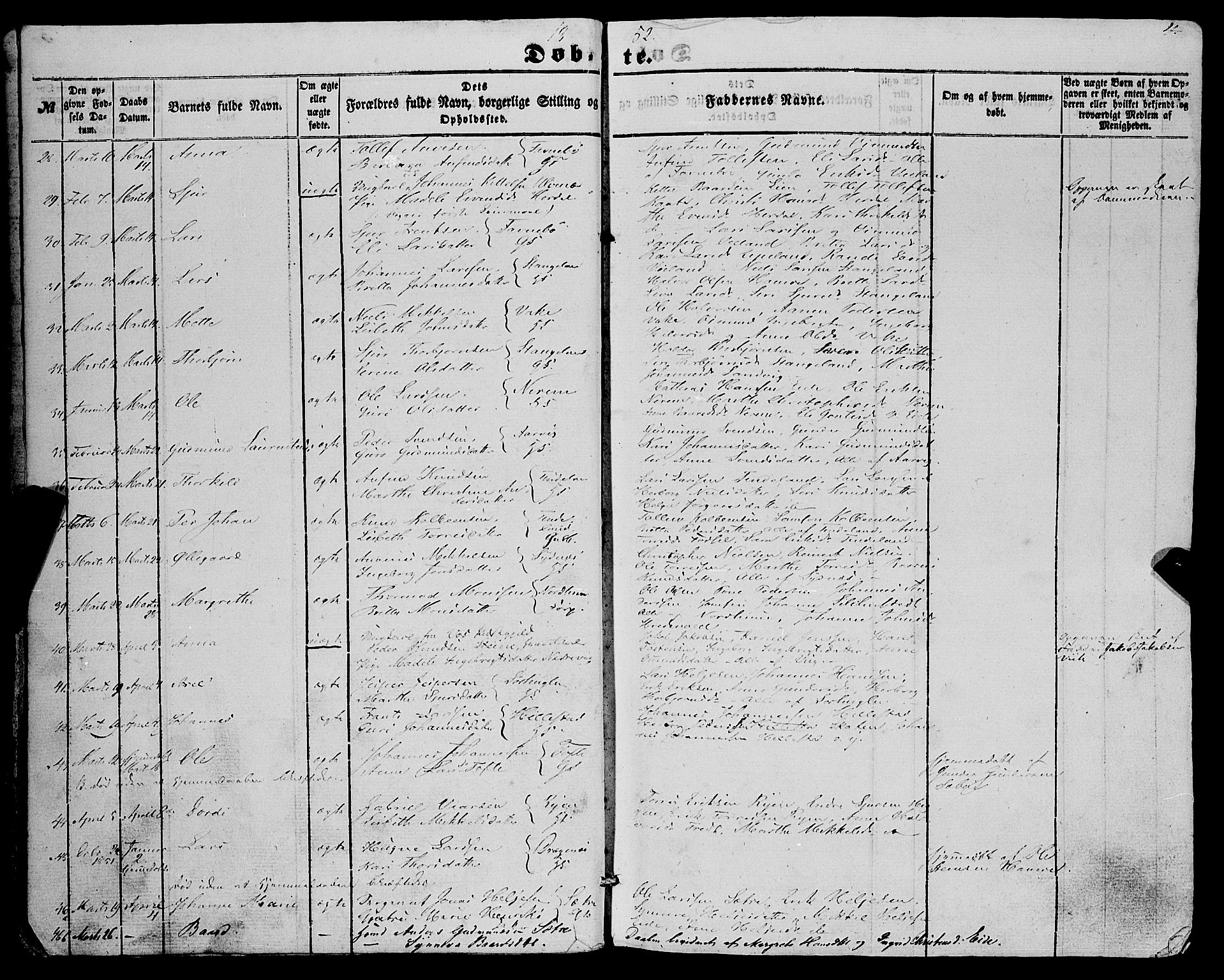Fjelberg sokneprestembete, SAB/A-75201/H/Haa: Parish register (official) no. A 7, 1851-1867, p. 4