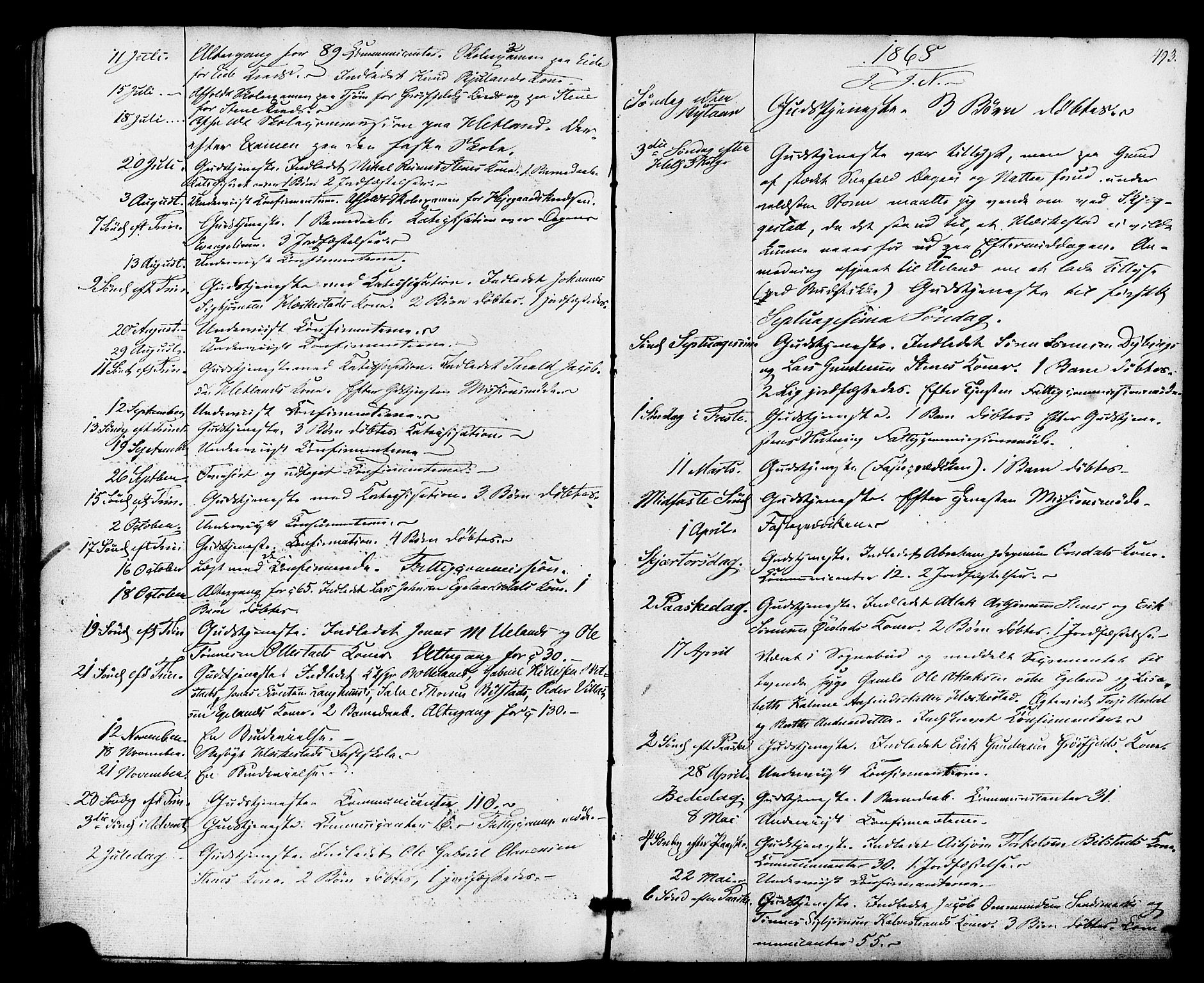 Lund sokneprestkontor, AV/SAST-A-101809/S06/L0010: Parish register (official) no. A 9, 1854-1886, p. 493