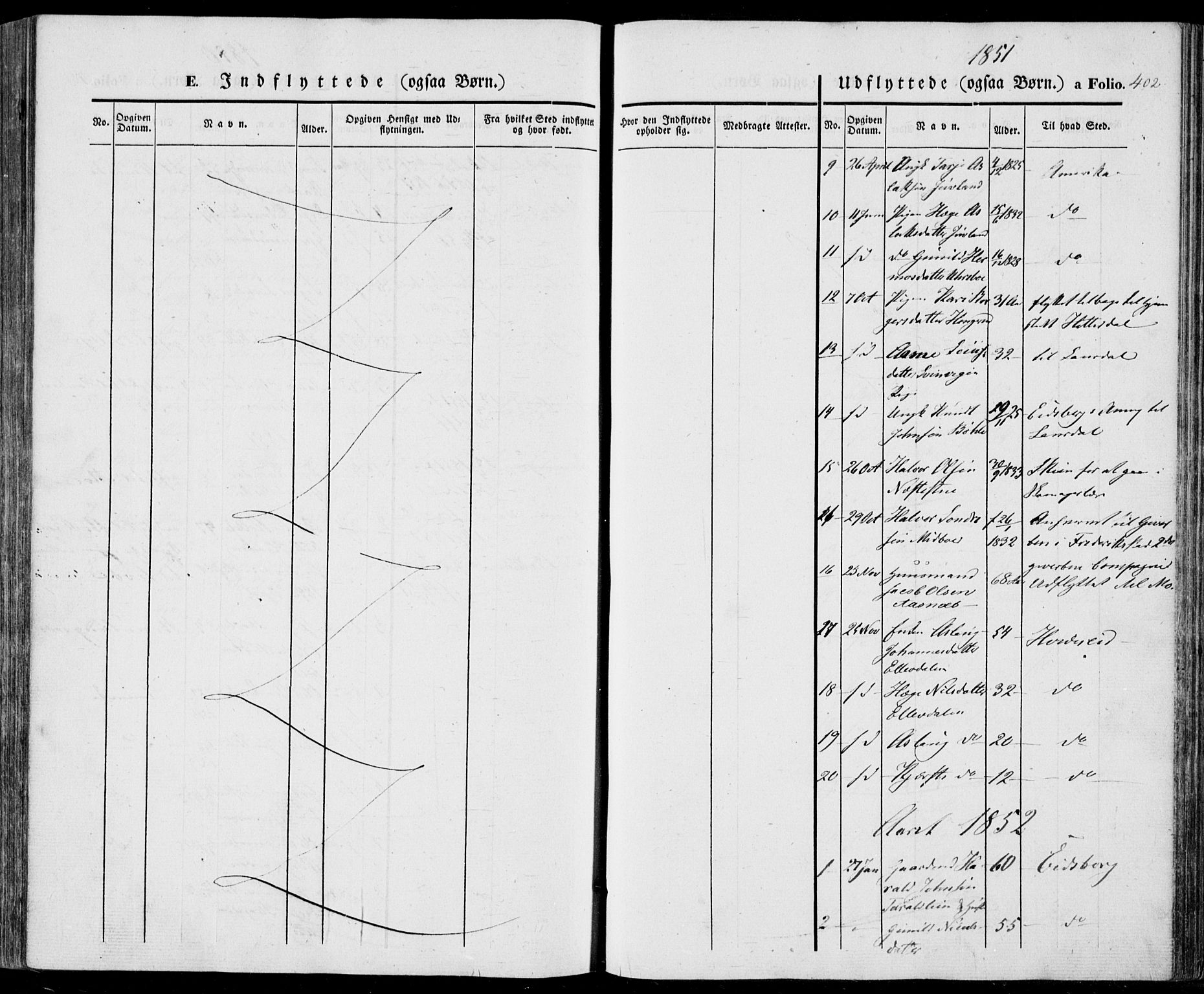 Vinje kirkebøker, AV/SAKO-A-312/F/Fa/L0004: Parish register (official) no. I 4, 1843-1869, p. 402