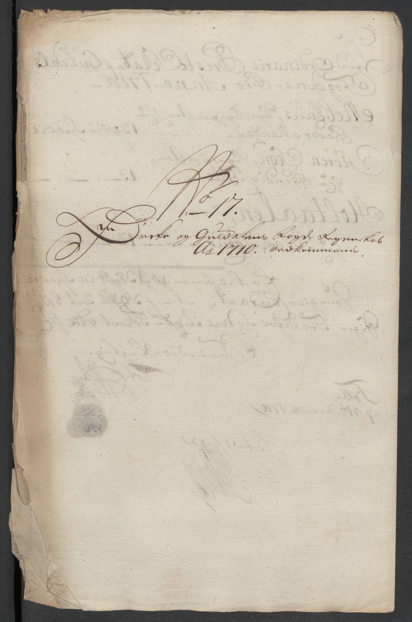 Rentekammeret inntil 1814, Reviderte regnskaper, Fogderegnskap, RA/EA-4092/R60/L3960: Fogderegnskap Orkdal og Gauldal, 1710, p. 268