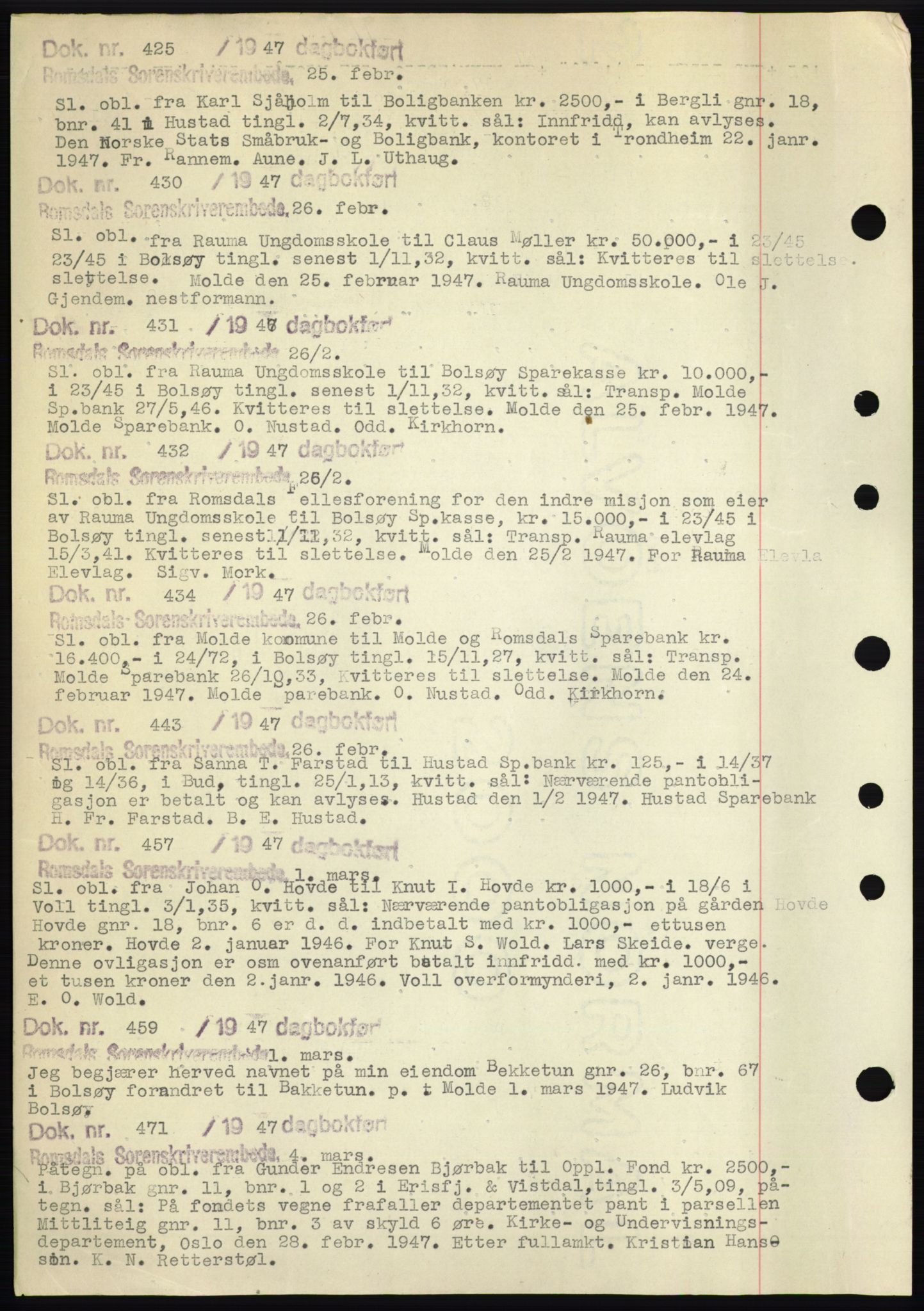 Romsdal sorenskriveri, AV/SAT-A-4149/1/2/2C: Mortgage book no. C1b, 1946-1949, Deed date: 25.02.1947