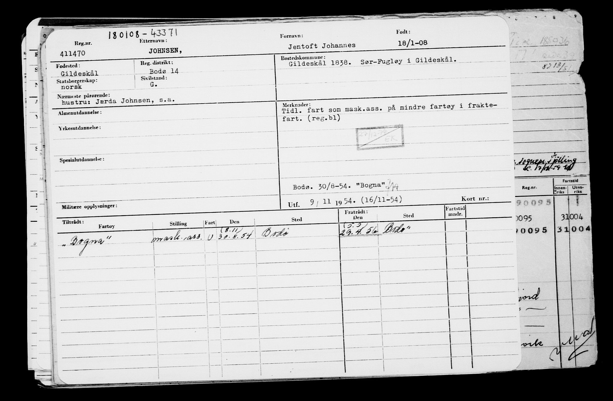 Direktoratet for sjømenn, RA/S-3545/G/Gb/L0075: Hovedkort, 1908, p. 223