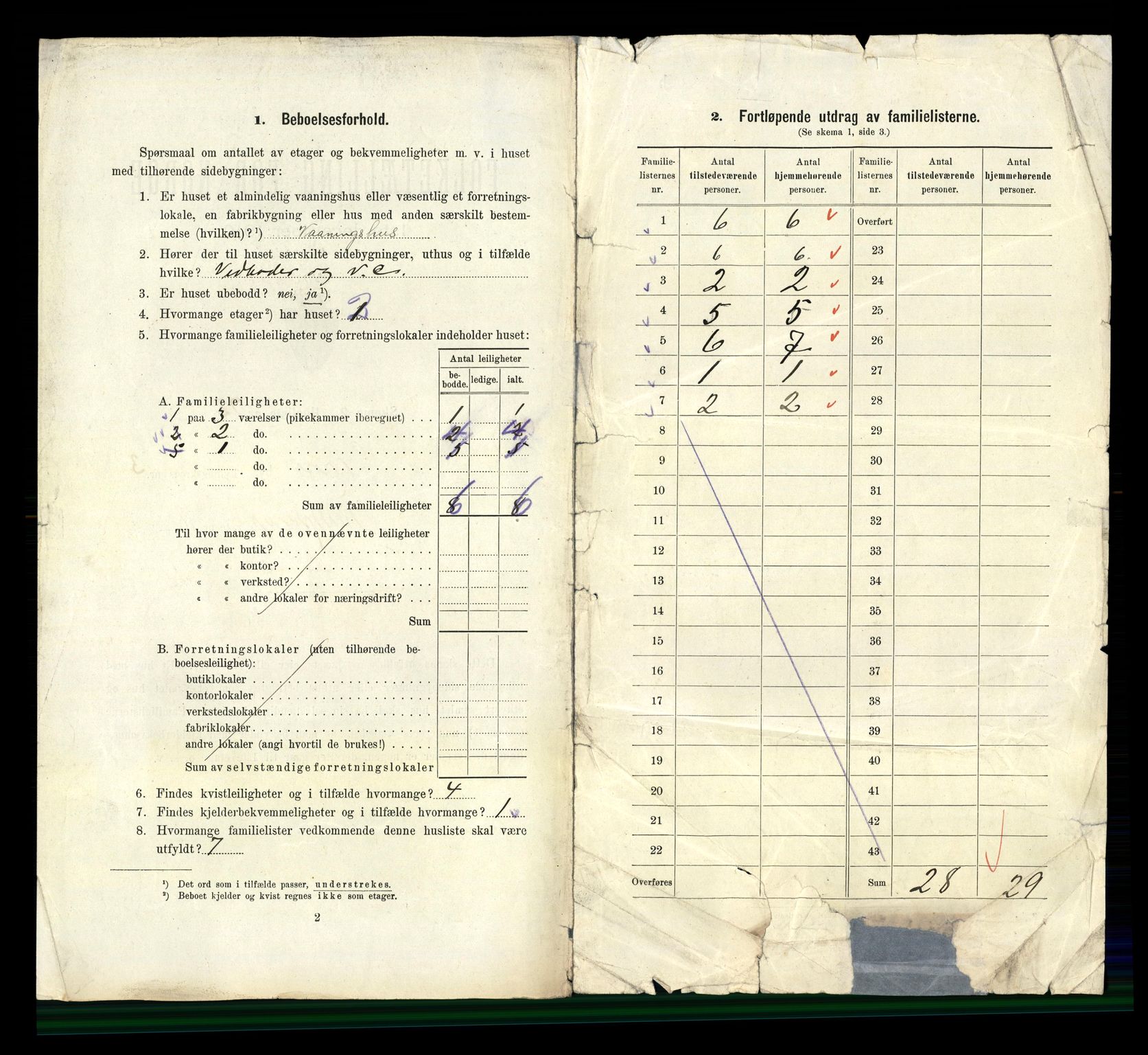 RA, 1910 census for Moss, 1910, p. 1724