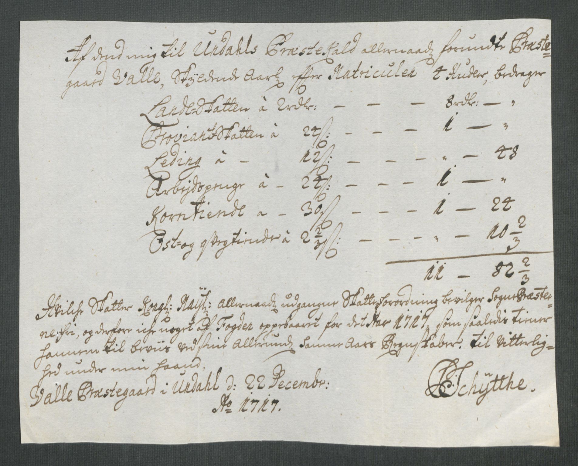 Rentekammeret inntil 1814, Reviderte regnskaper, Fogderegnskap, AV/RA-EA-4092/R43/L2561: Fogderegnskap Lista og Mandal, 1717, p. 218