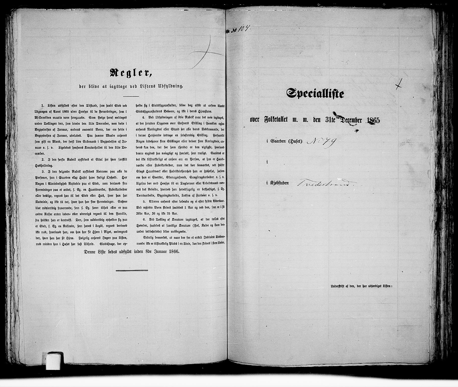 RA, 1865 census for Holt/Tvedestrand, 1865, p. 213