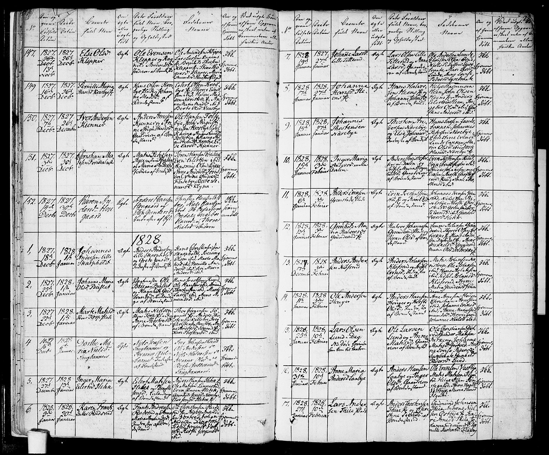 Rakkestad prestekontor Kirkebøker, SAO/A-2008/F/Fa/L0007: Parish register (official) no. I 7, 1825-1841, p. 22