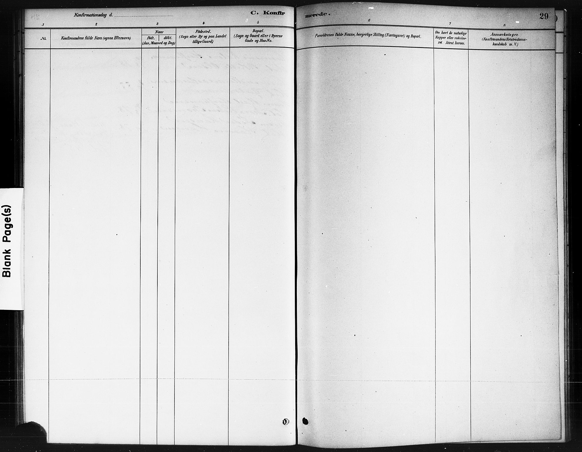 Ås prestekontor Kirkebøker, AV/SAO-A-10894/F/Fc/L0001: Parish register (official) no. III 1, 1881-1891, p. 29