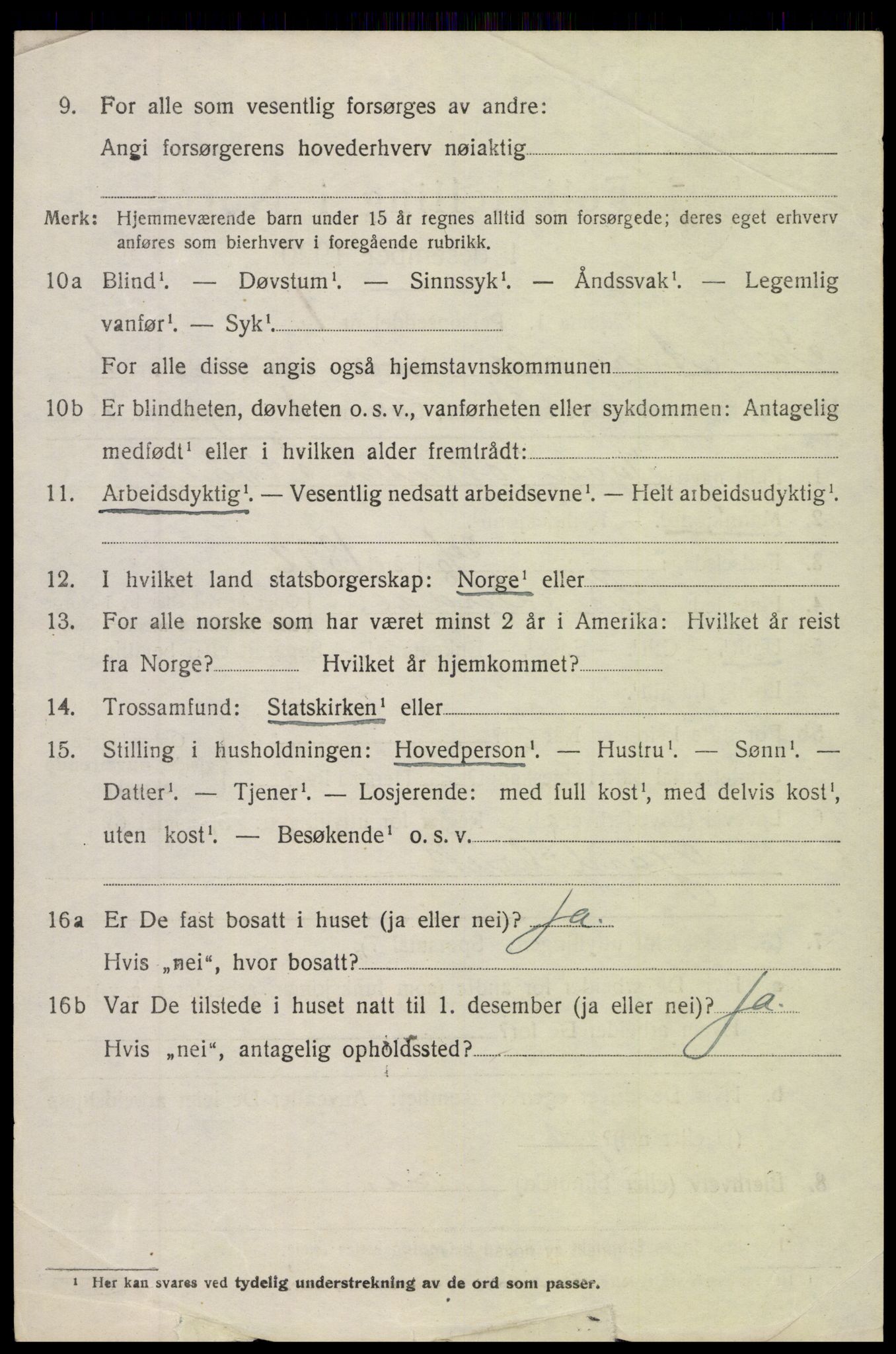 SAH, 1920 census for Sør-Aurdal, 1920, p. 1522