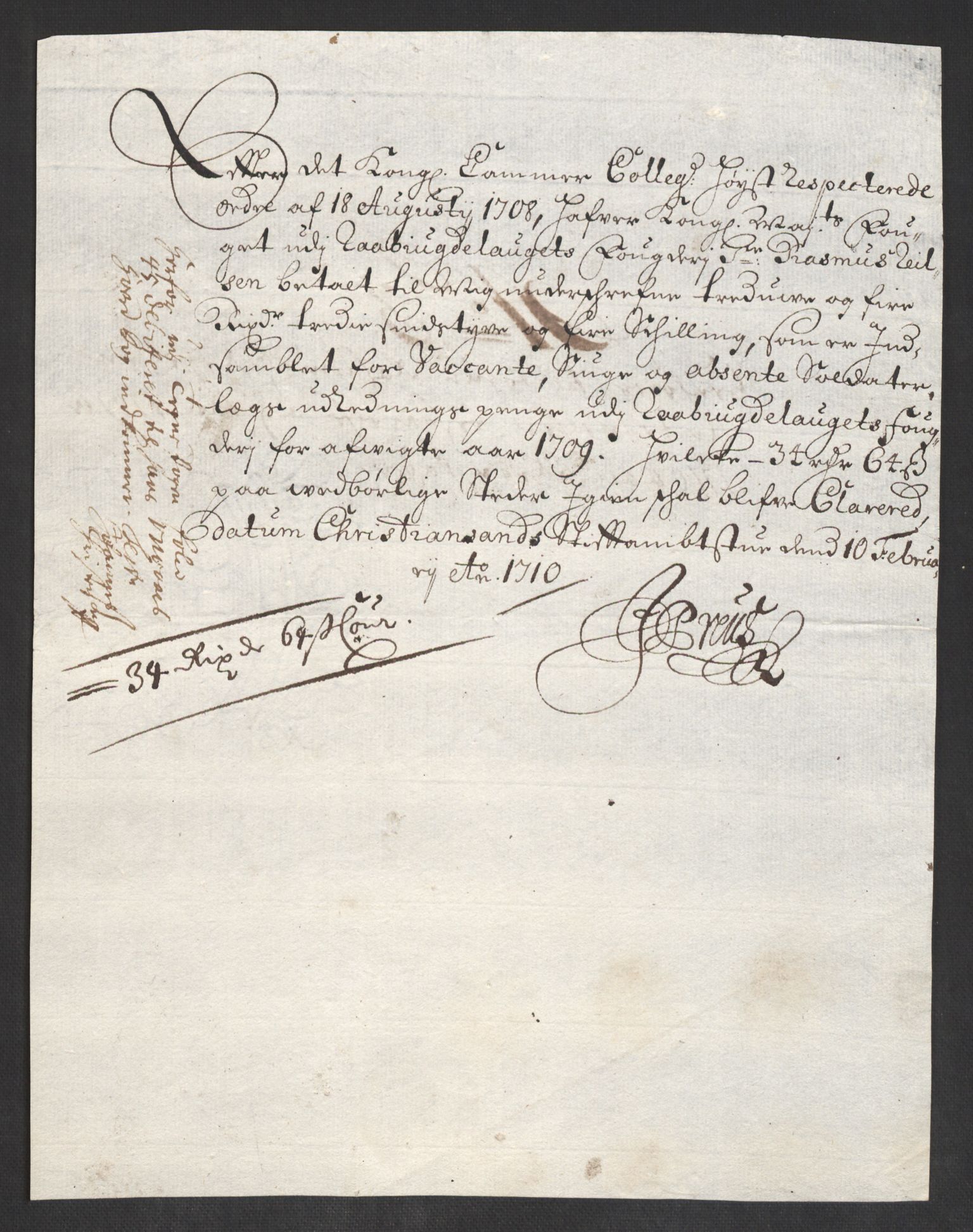 Rentekammeret inntil 1814, Reviderte regnskaper, Fogderegnskap, AV/RA-EA-4092/R40/L2449: Fogderegnskap Råbyggelag, 1709-1711, p. 239