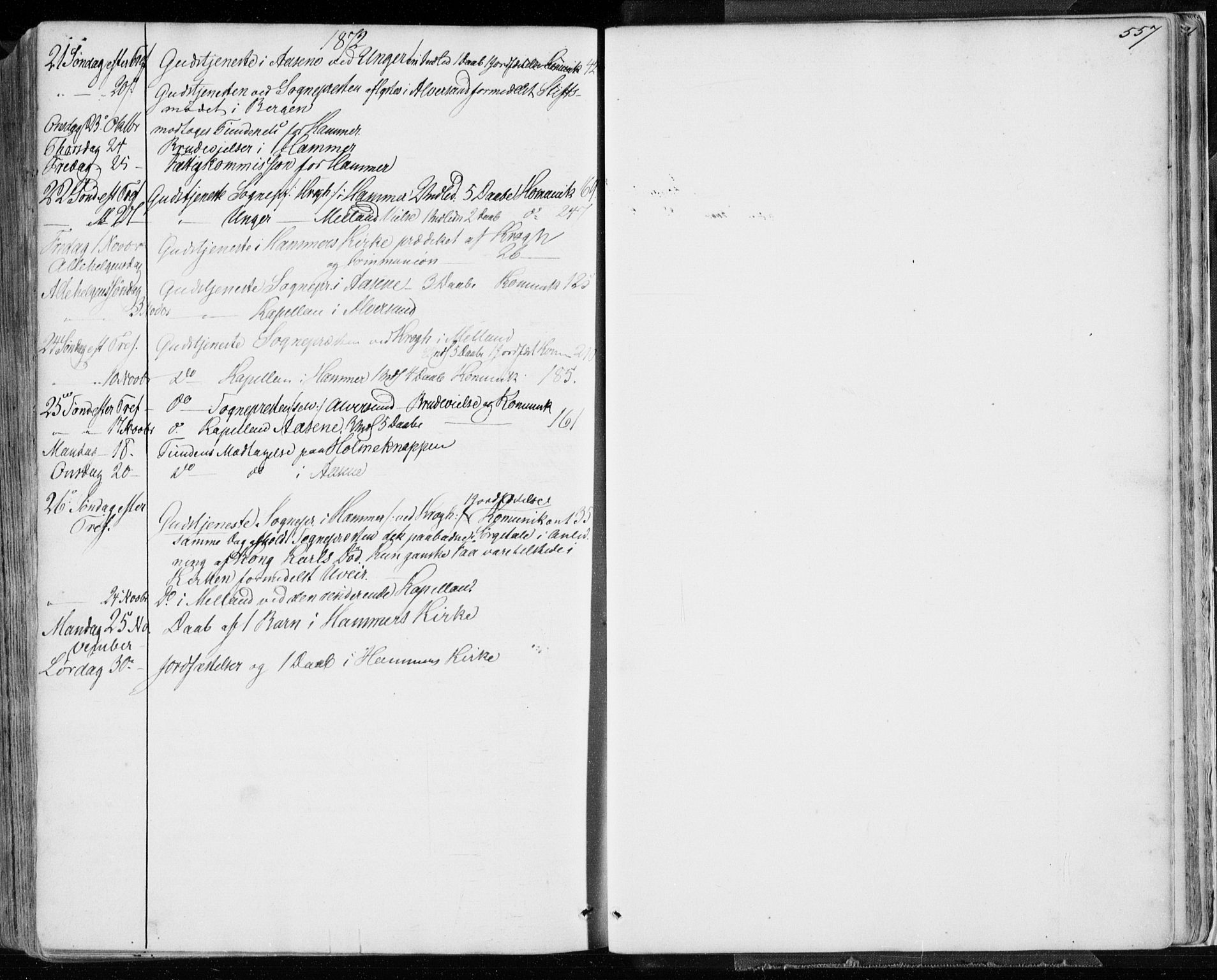 Hamre sokneprestembete, AV/SAB-A-75501/H/Ha/Haa/Haaa/L0014: Parish register (official) no. A 14, 1858-1872, p. 557