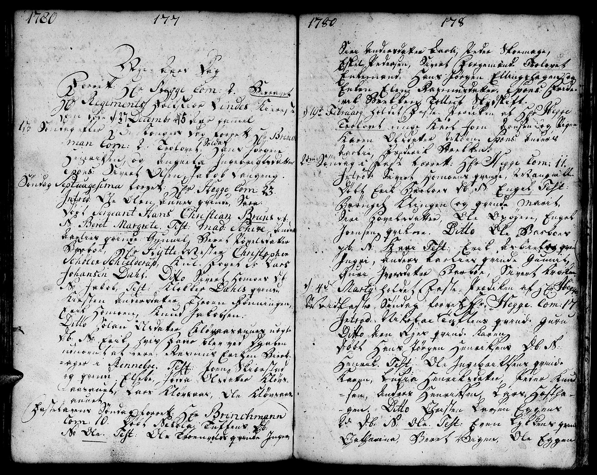 Ministerialprotokoller, klokkerbøker og fødselsregistre - Sør-Trøndelag, SAT/A-1456/671/L0840: Parish register (official) no. 671A02, 1756-1794, p. 277-278
