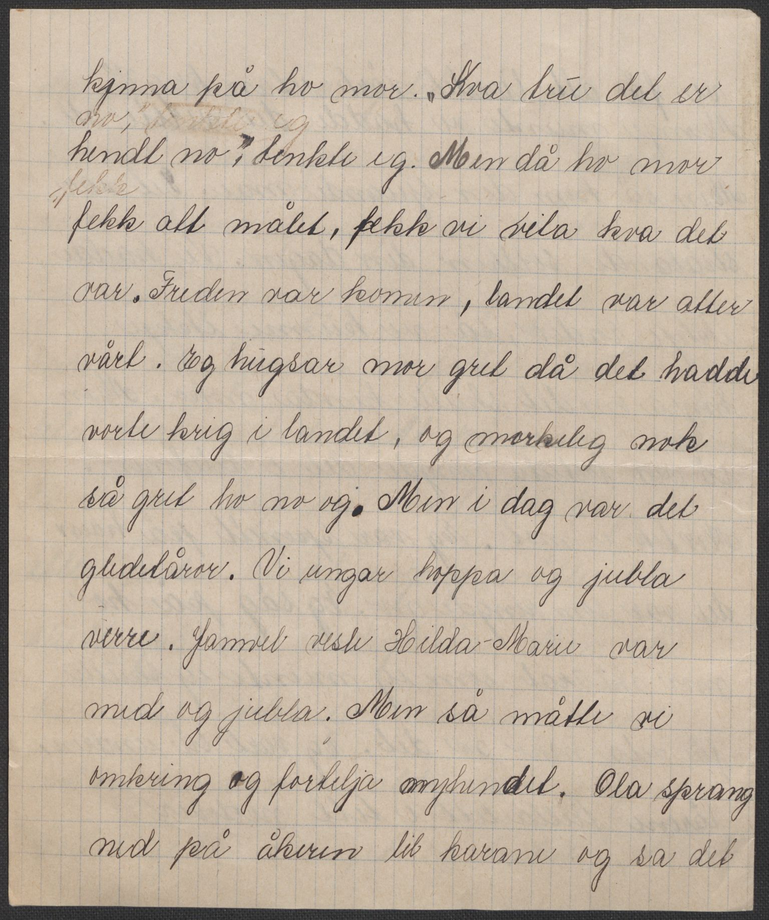 Det norske totalavholdsselskap, AV/RA-PA-0419/E/Eb/L0603: Skolestiler om krigstida (ordnet topografisk etter distrikt og skole), 1946, p. 156