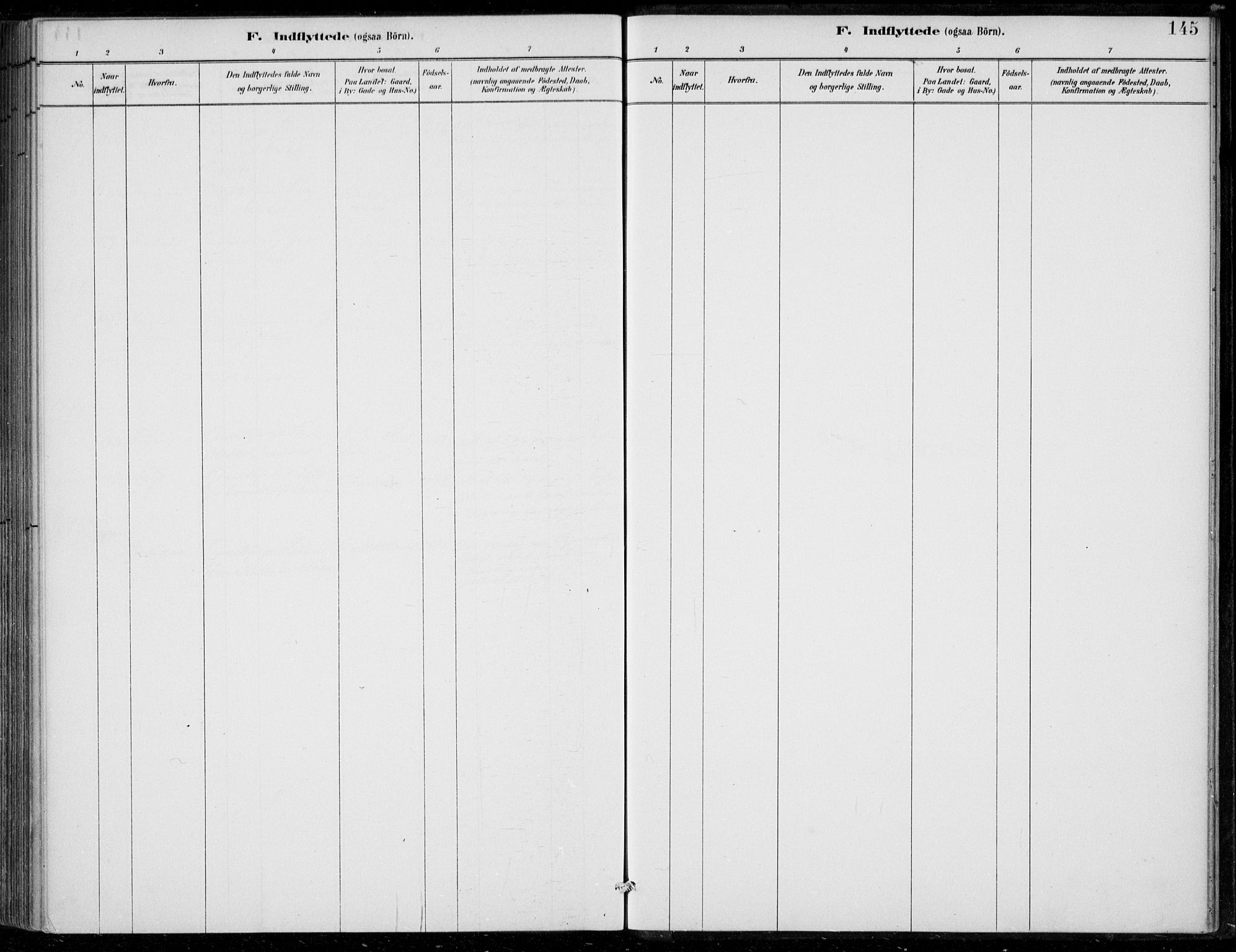 Sund sokneprestembete, AV/SAB-A-99930: Parish register (official) no. D 1, 1882-1899, p. 145