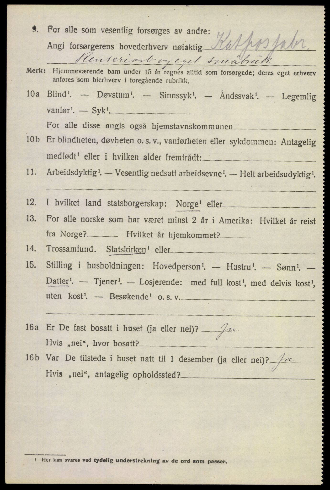 SAKO, 1920 census for Modum, 1920, p. 13736