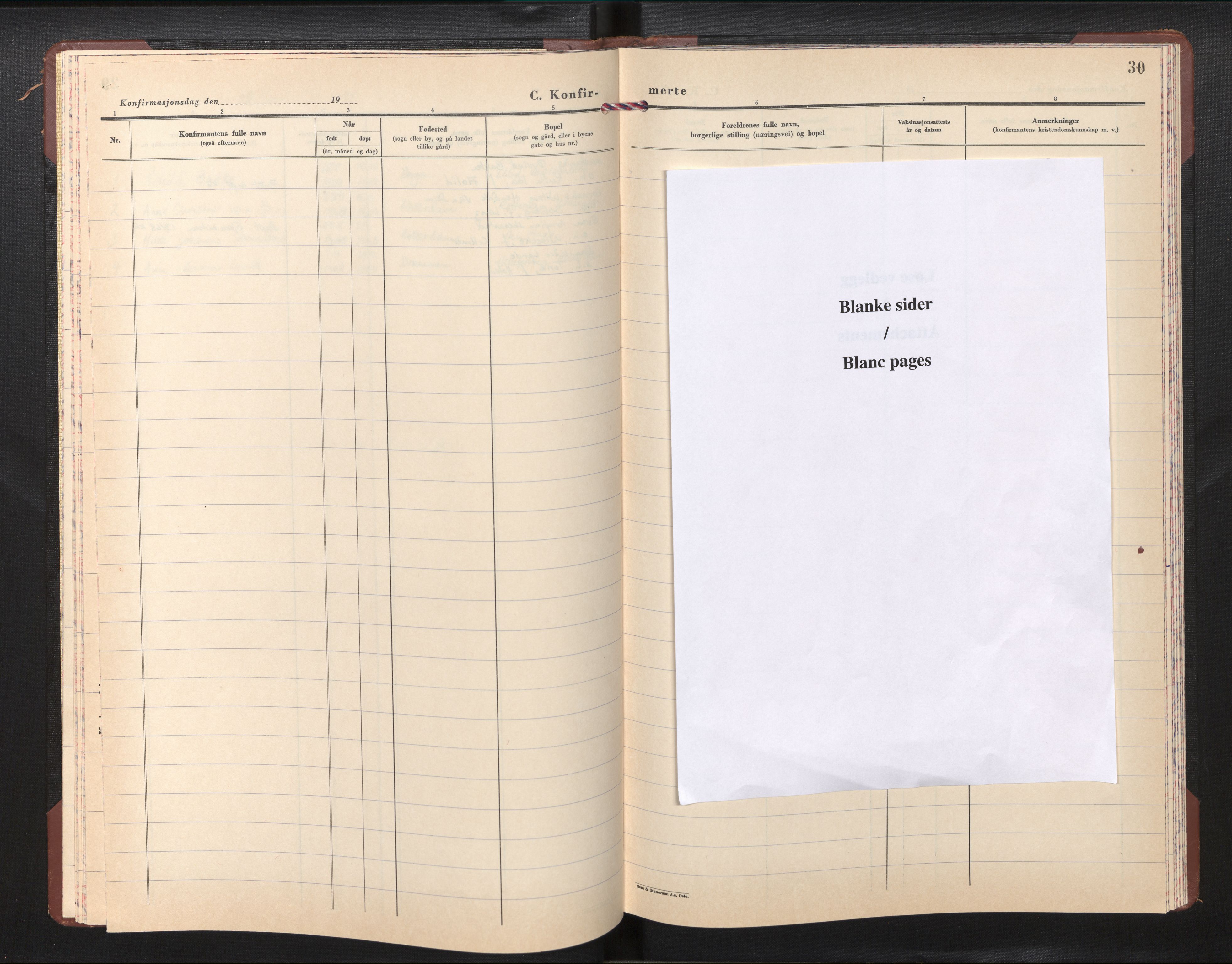 Den norske sjømannsmisjon i utlandet/Hollandske havner (Amsterdam-Rotterdam-Europort), AV/SAB-SAB/PA-0106/H/Ha/Haa/L0008: Parish register (official) no. A 8, 1983-1984, p. 29b-30a