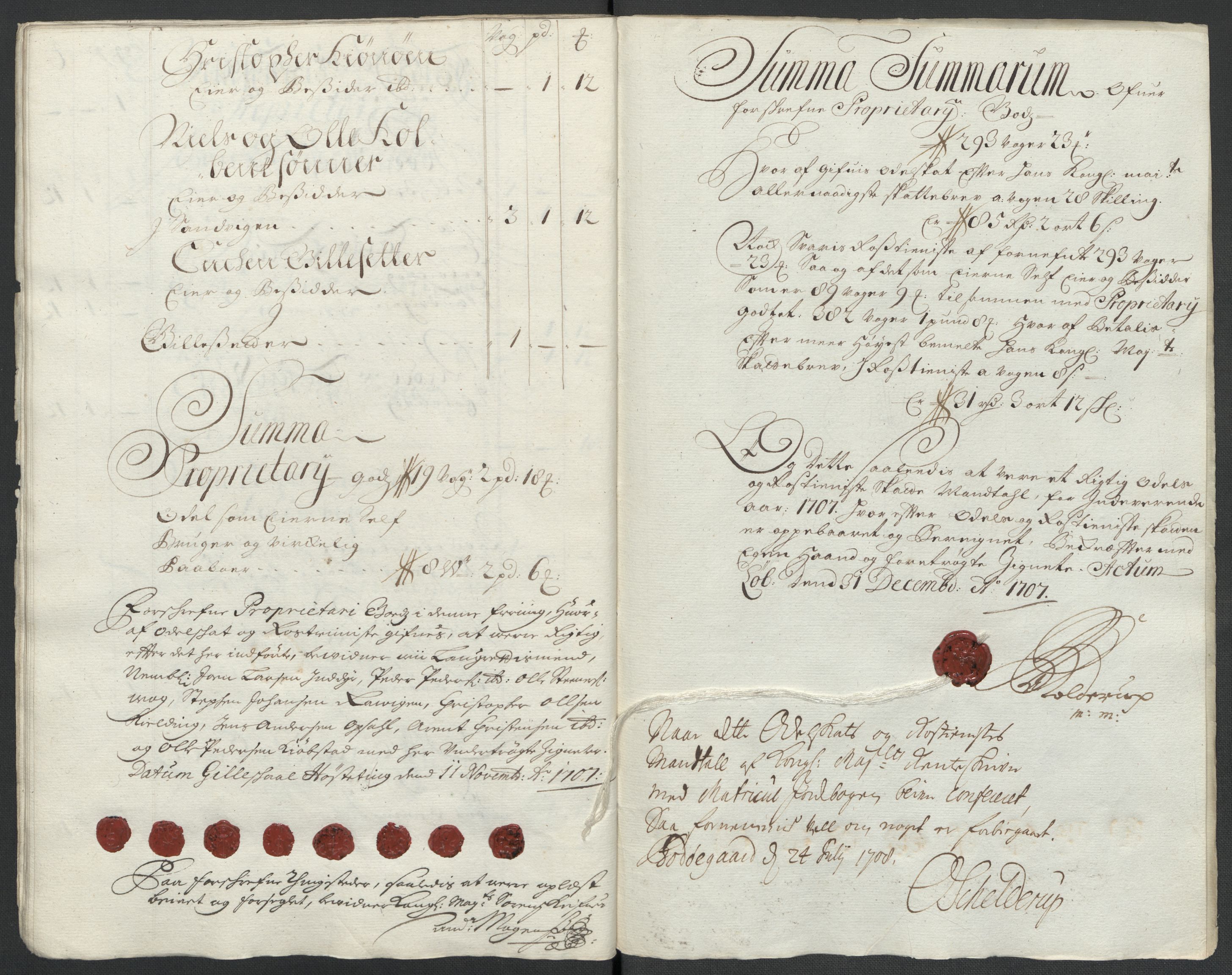 Rentekammeret inntil 1814, Reviderte regnskaper, Fogderegnskap, RA/EA-4092/R66/L4581: Fogderegnskap Salten, 1707-1710, p. 68