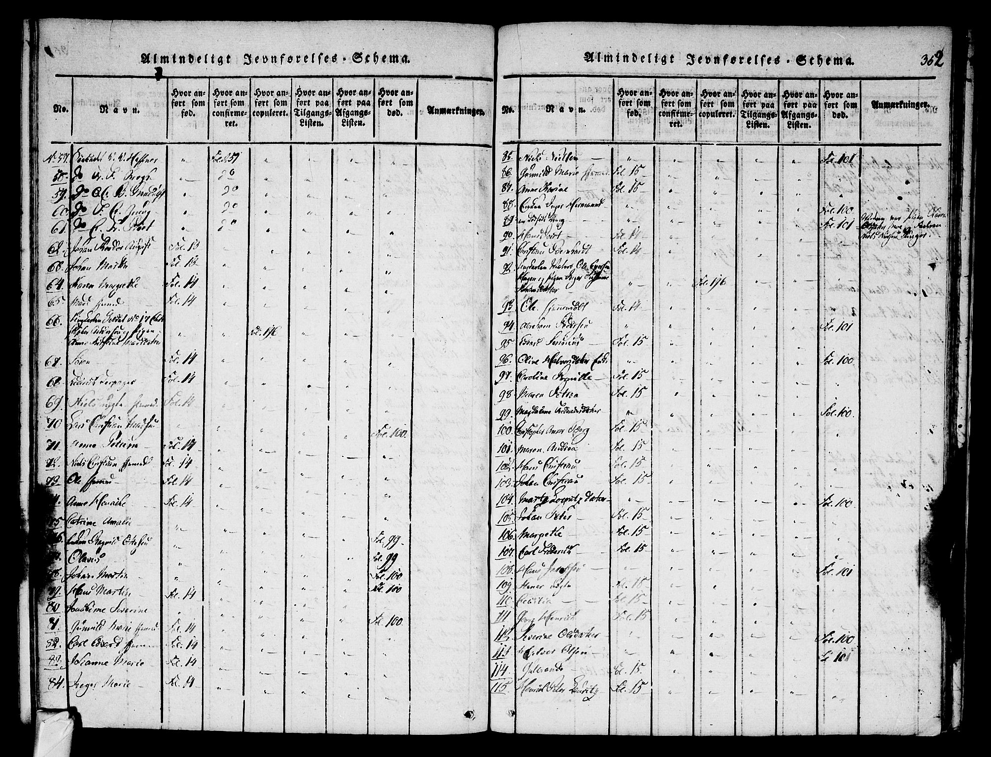 Stavern kirkebøker, AV/SAKO-A-318/F/Fa/L0006: Parish register (official) no. 6, 1816-1839, p. 352