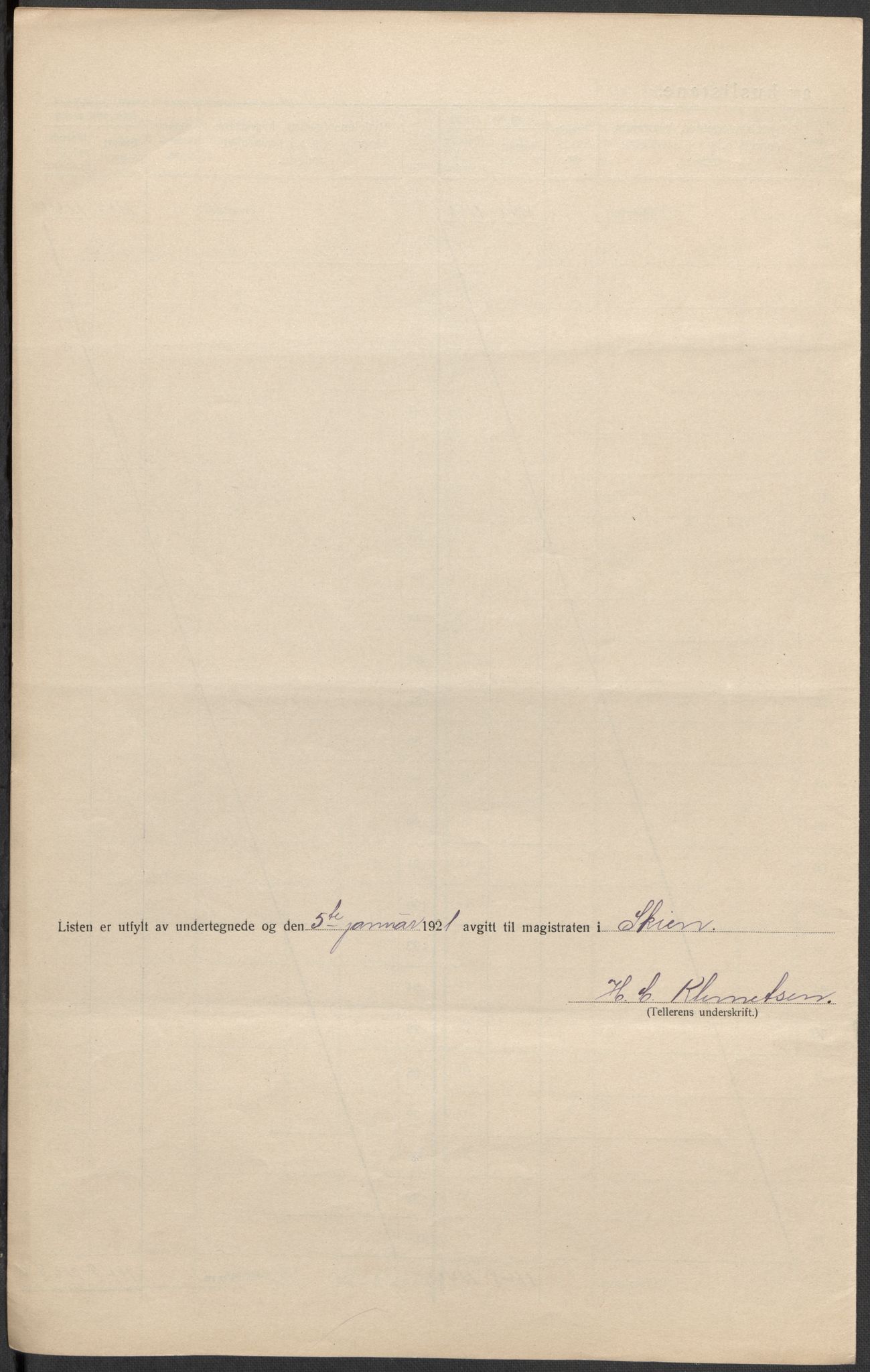 SAKO, 1920 census for Skien, 1920, p. 30