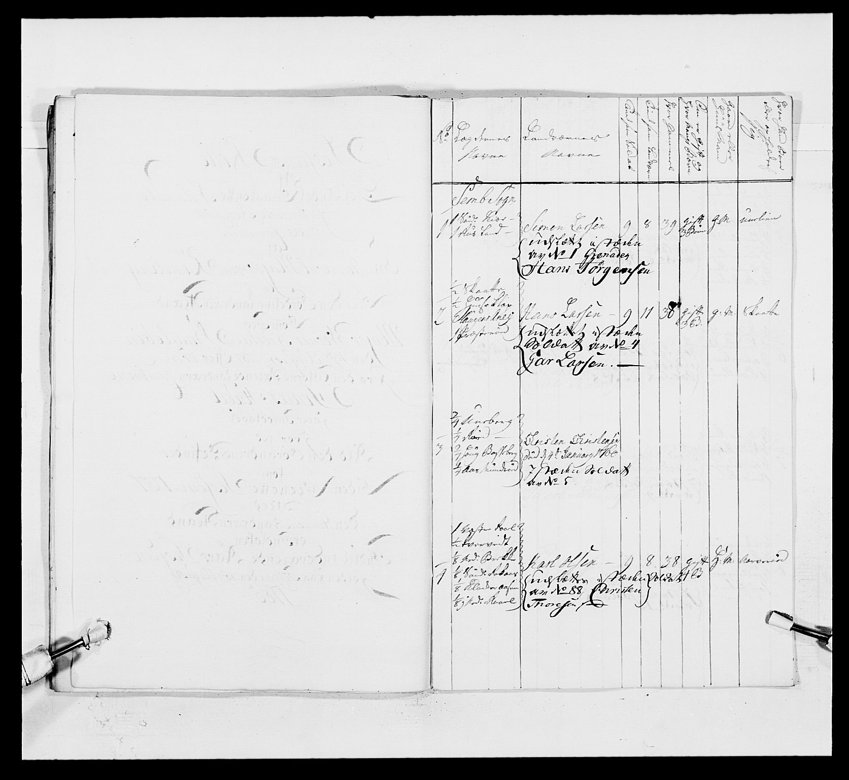 Kommanderende general (KG I) med Det norske krigsdirektorium, AV/RA-EA-5419/E/Ea/L0497: 2. Smålenske regiment, 1748-1765, p. 555