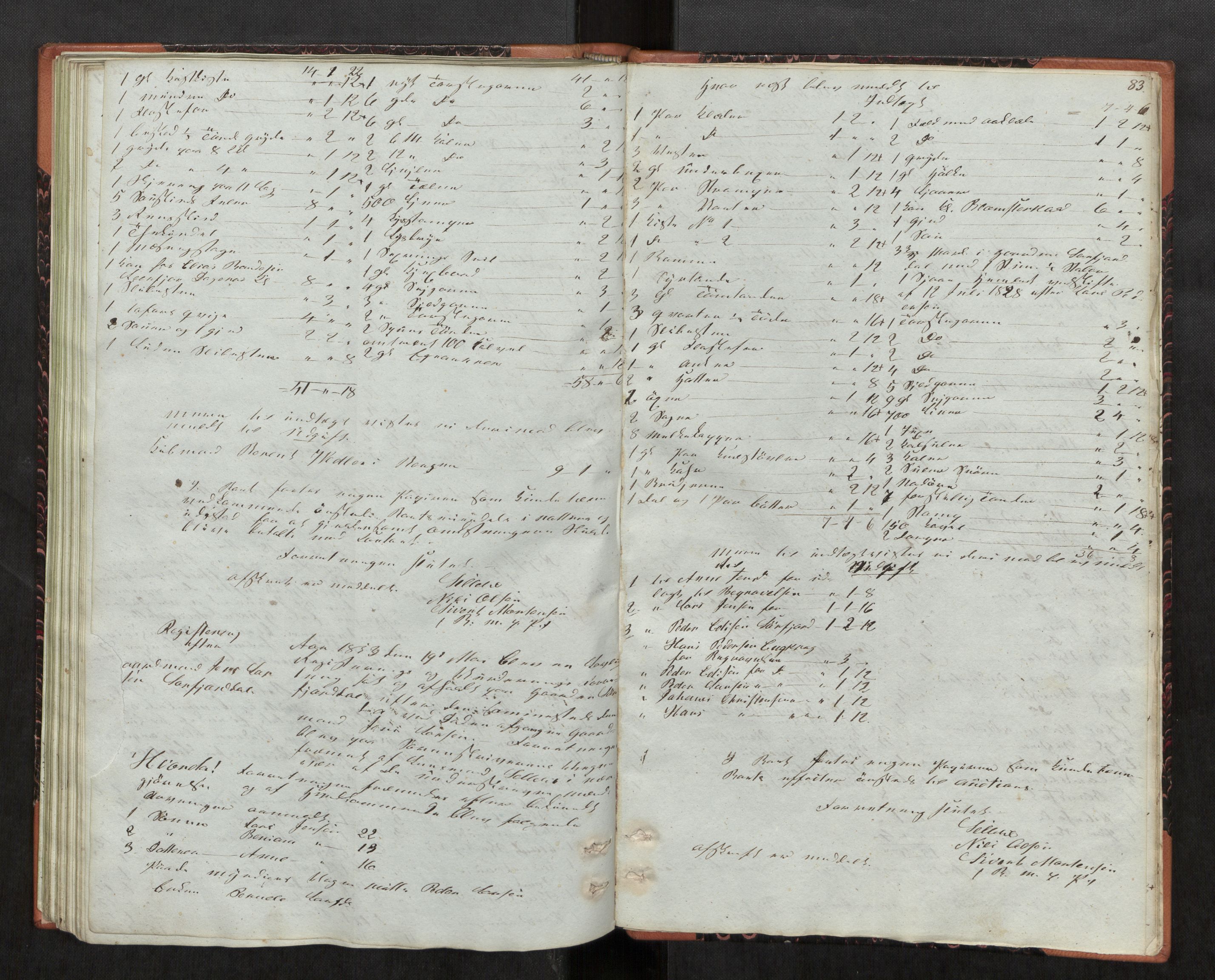 Salten sorenskriveri, AV/SAT-A-4578/1/3/3C/L0002: Skifteregistreringsprotokoll, 1846-1851, p. 83