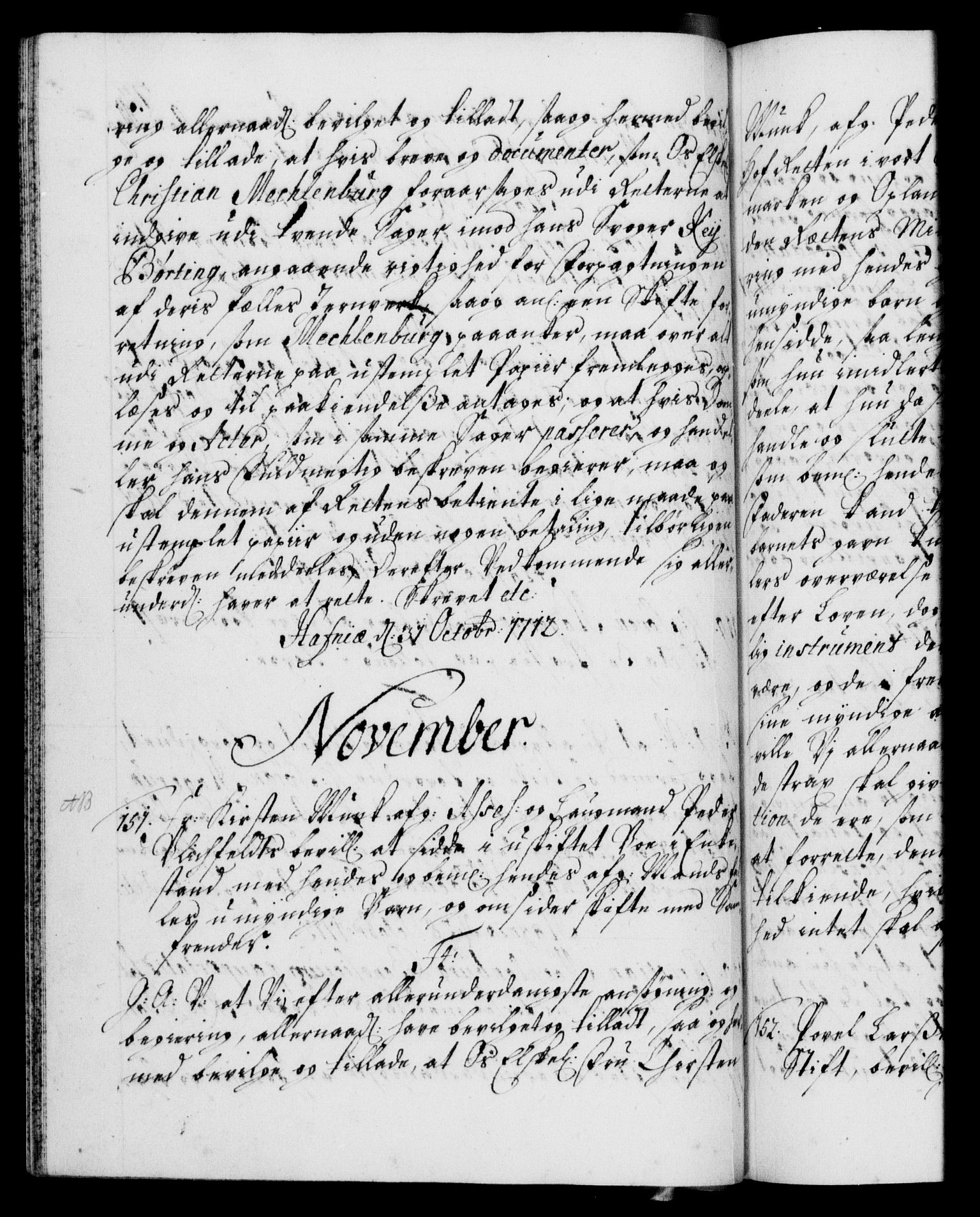 Danske Kanselli 1572-1799, AV/RA-EA-3023/F/Fc/Fca/Fcaa/L0021: Norske registre, 1712-1715, p. 73b