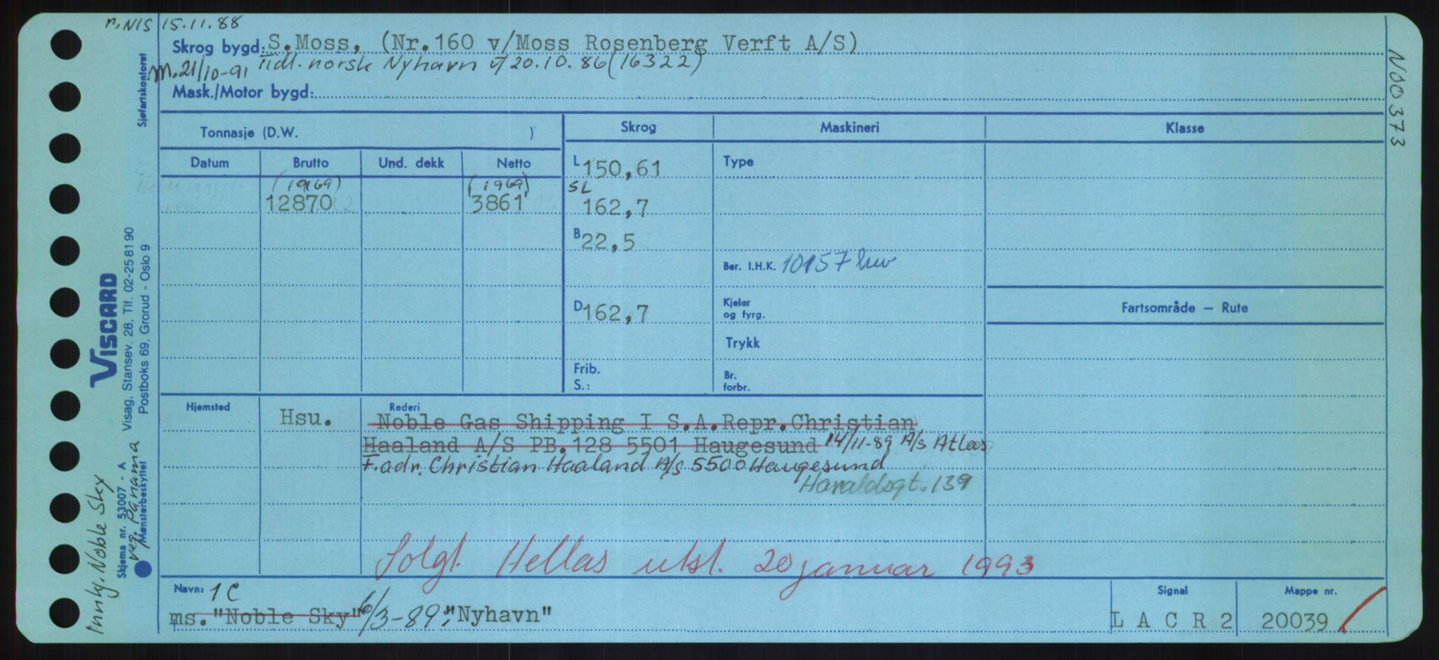 Sjøfartsdirektoratet med forløpere, Skipsmålingen, RA/S-1627/H/Hd/L0027: Fartøy, Norhop-Nør, p. 429