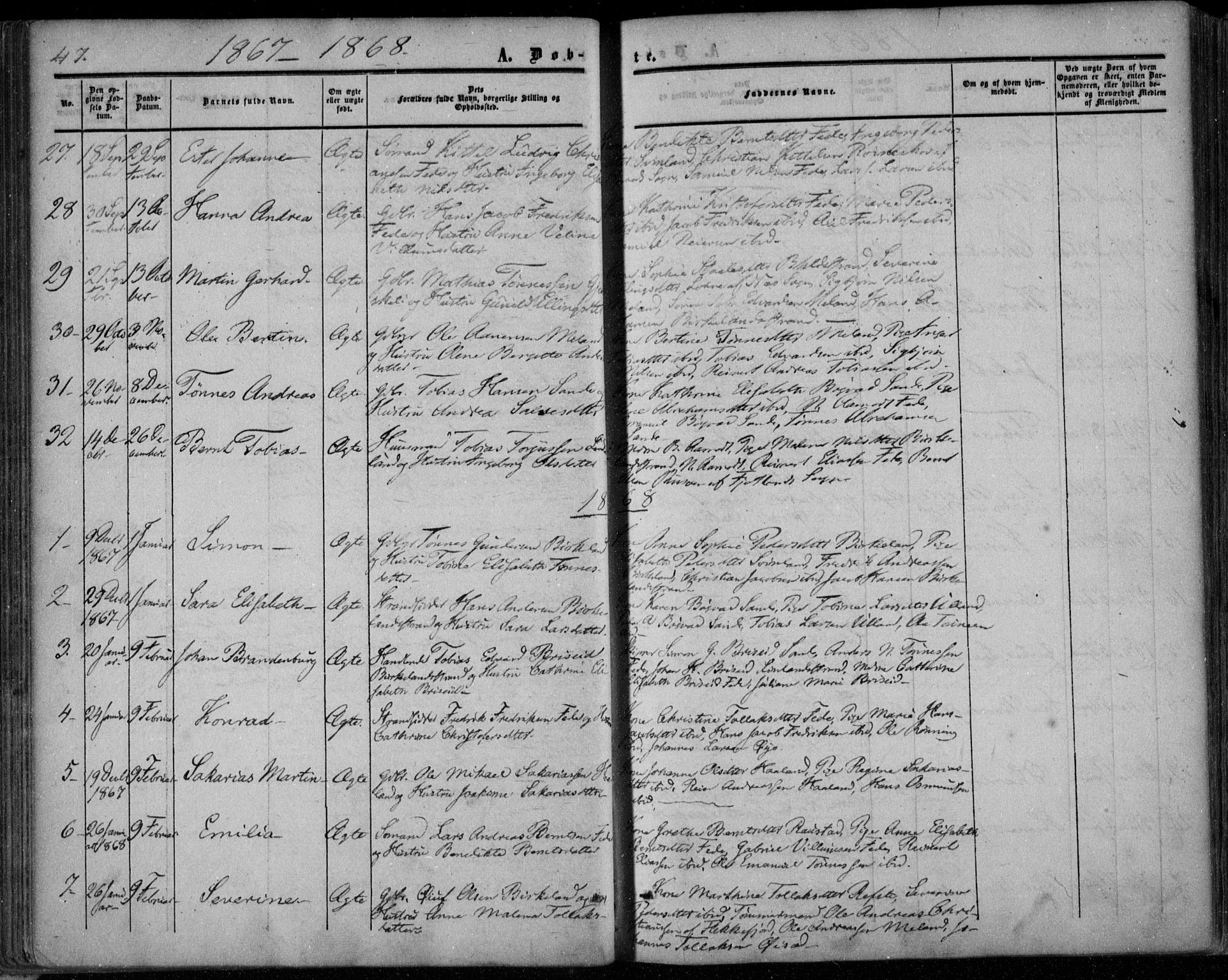 Kvinesdal sokneprestkontor, AV/SAK-1111-0026/F/Fa/Faa/L0002: Parish register (official) no. A 2, 1850-1876, p. 57