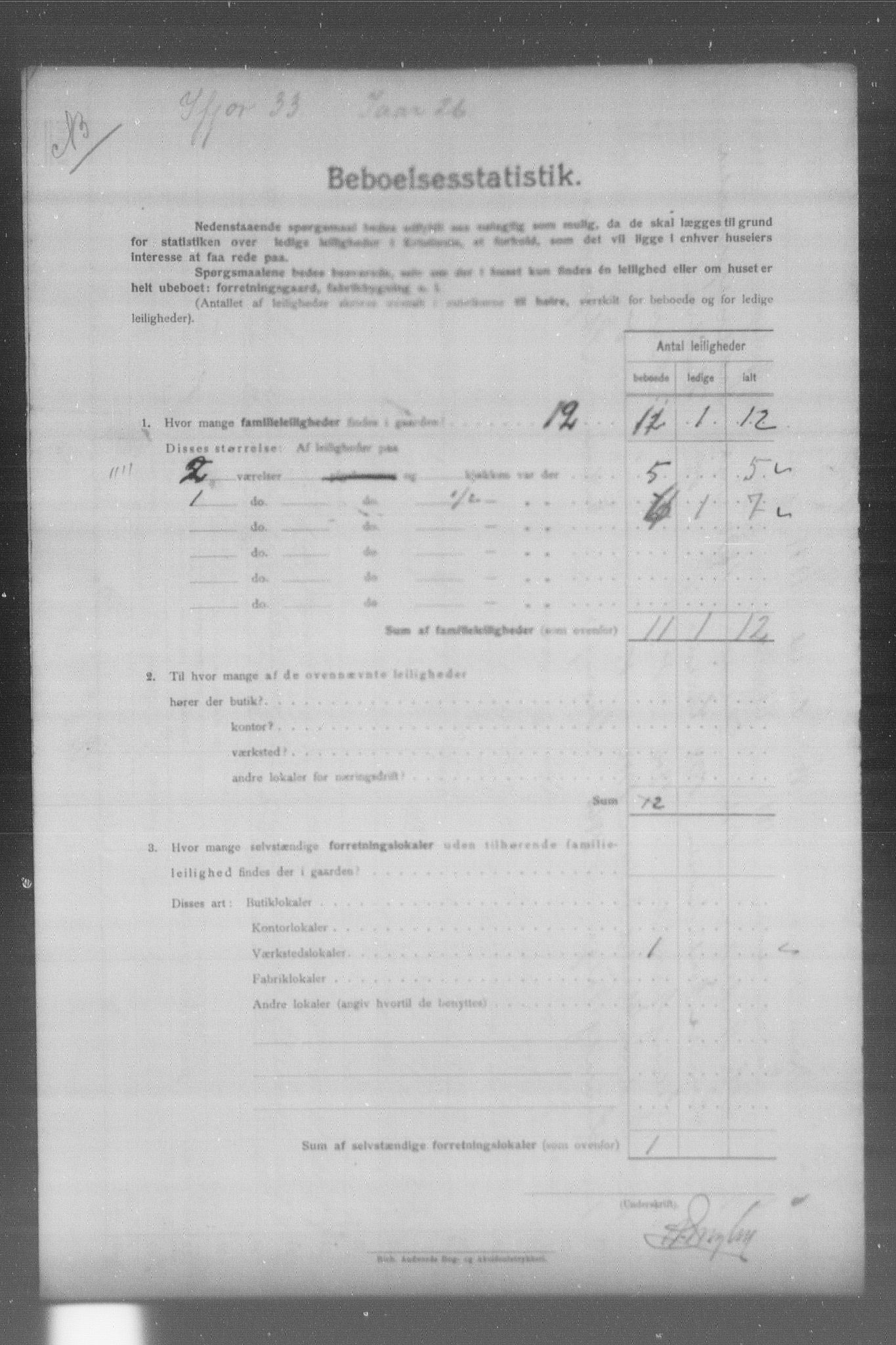 OBA, Municipal Census 1904 for Kristiania, 1904, p. 19734