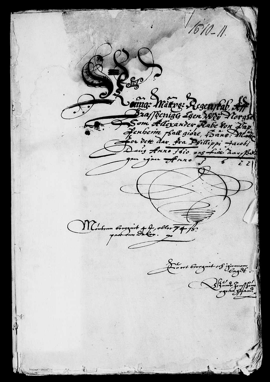 Rentekammeret inntil 1814, Reviderte regnskaper, Lensregnskaper, AV/RA-EA-5023/R/Rb/Rbp/L0003: Bratsberg len, 1608-1611