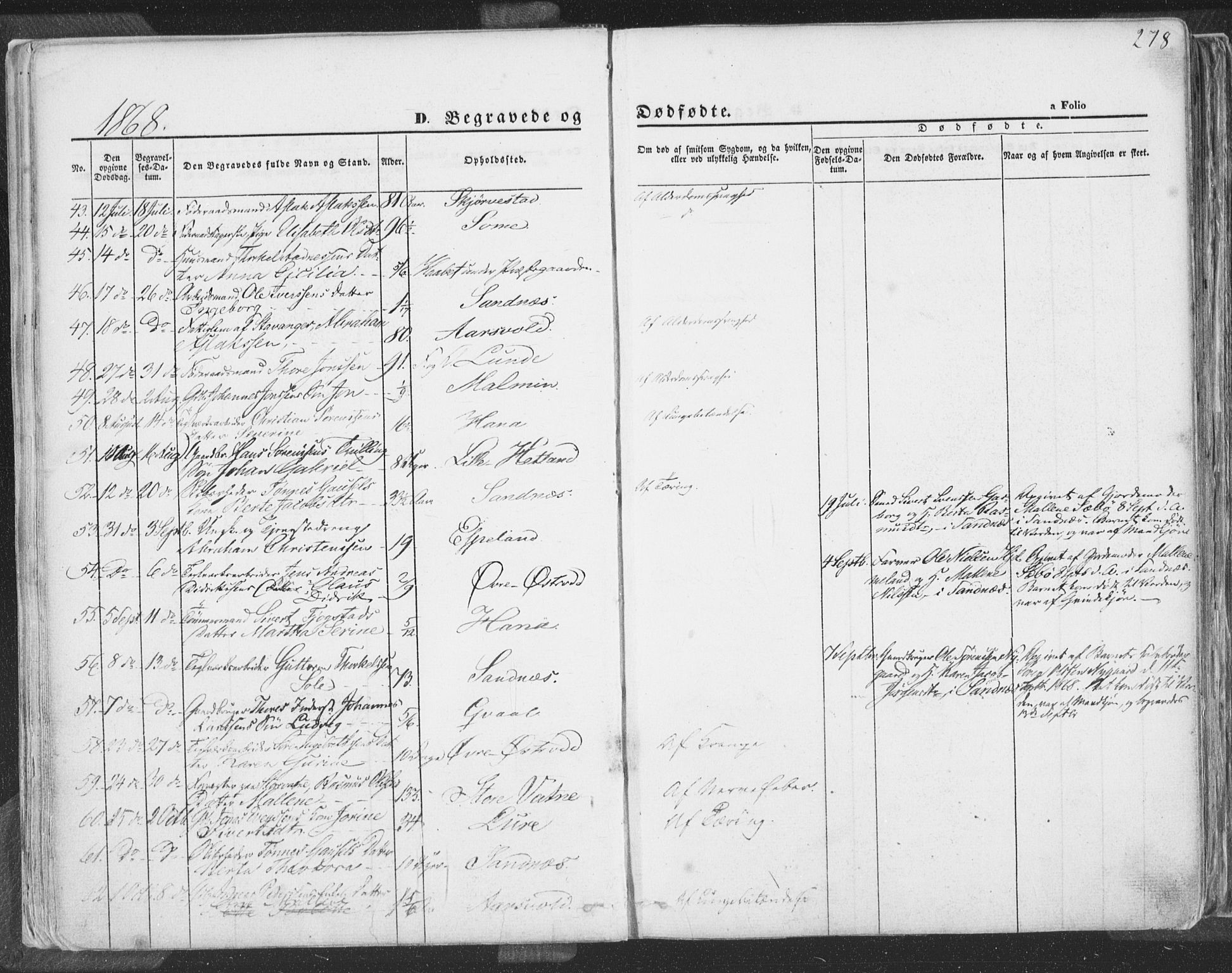 Høyland sokneprestkontor, AV/SAST-A-101799/001/30BA/L0009: Parish register (official) no. A 9.2, 1857-1877, p. 278