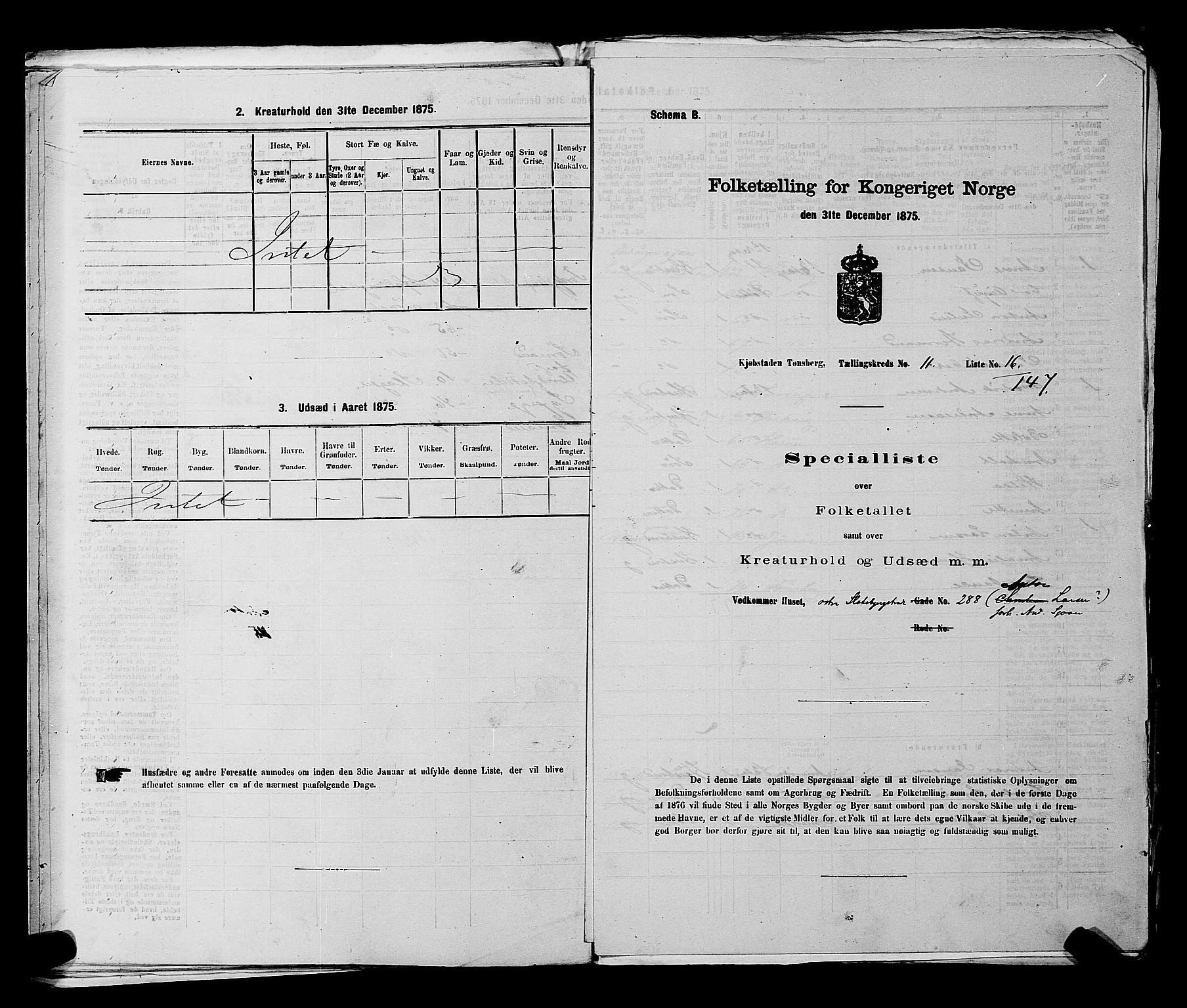 SAKO, 1875 census for 0705P Tønsberg, 1875, p. 365