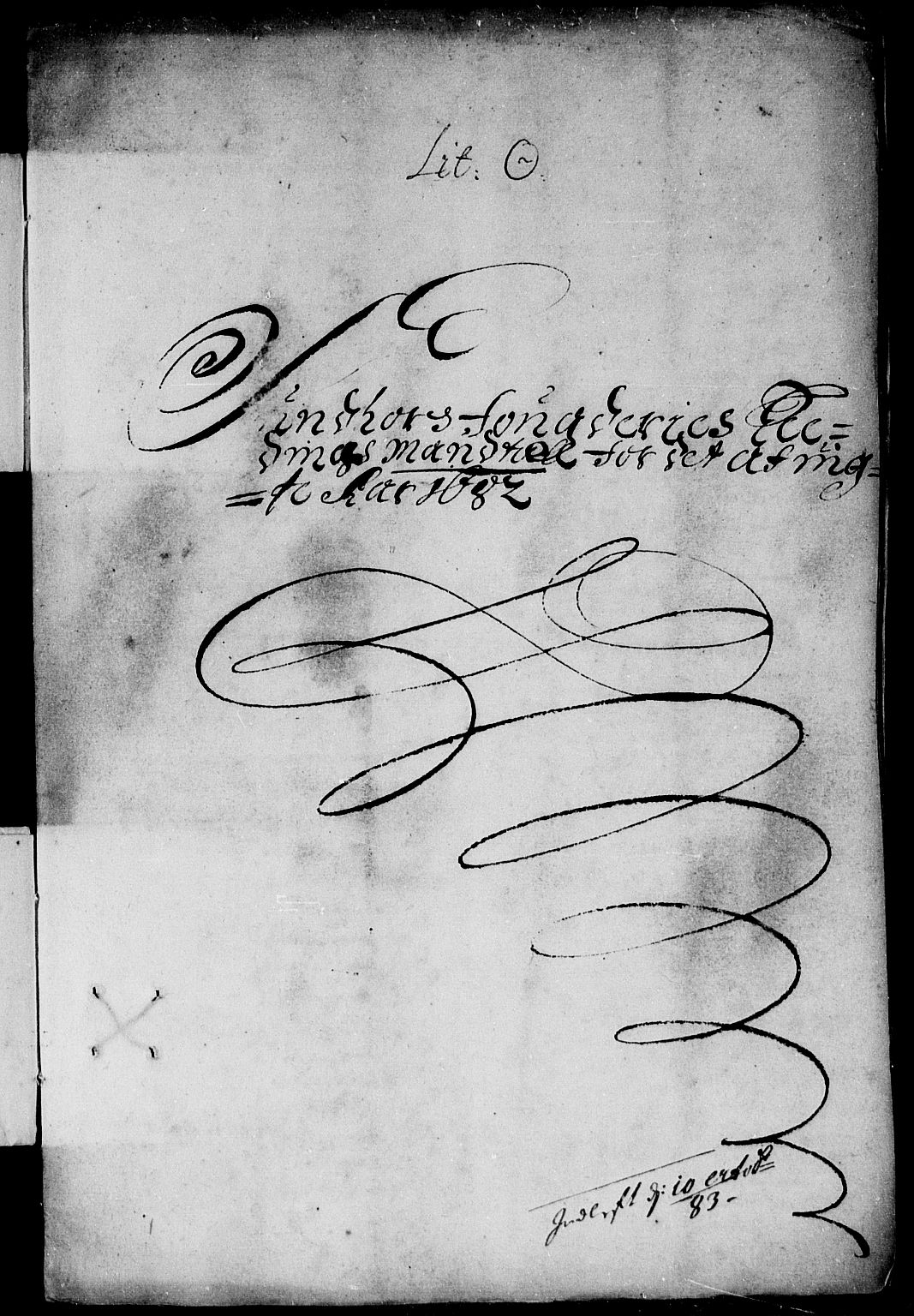 Rentekammeret inntil 1814, Reviderte regnskaper, Stiftamtstueregnskaper, Bergen stiftamt, AV/RA-EA-6043/R/Rc/L0062: Bergen stiftamt, 1682