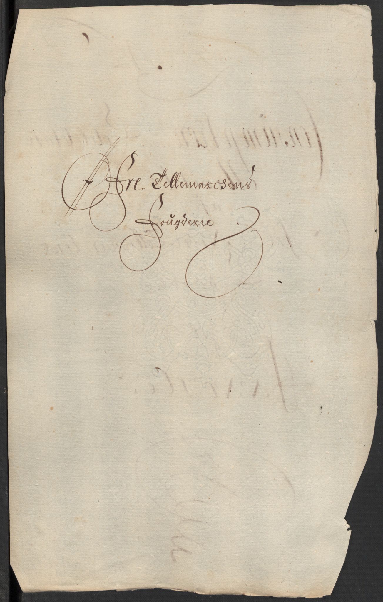 Rentekammeret inntil 1814, Reviderte regnskaper, Fogderegnskap, AV/RA-EA-4092/R35/L2082: Fogderegnskap Øvre og Nedre Telemark, 1685, p. 350