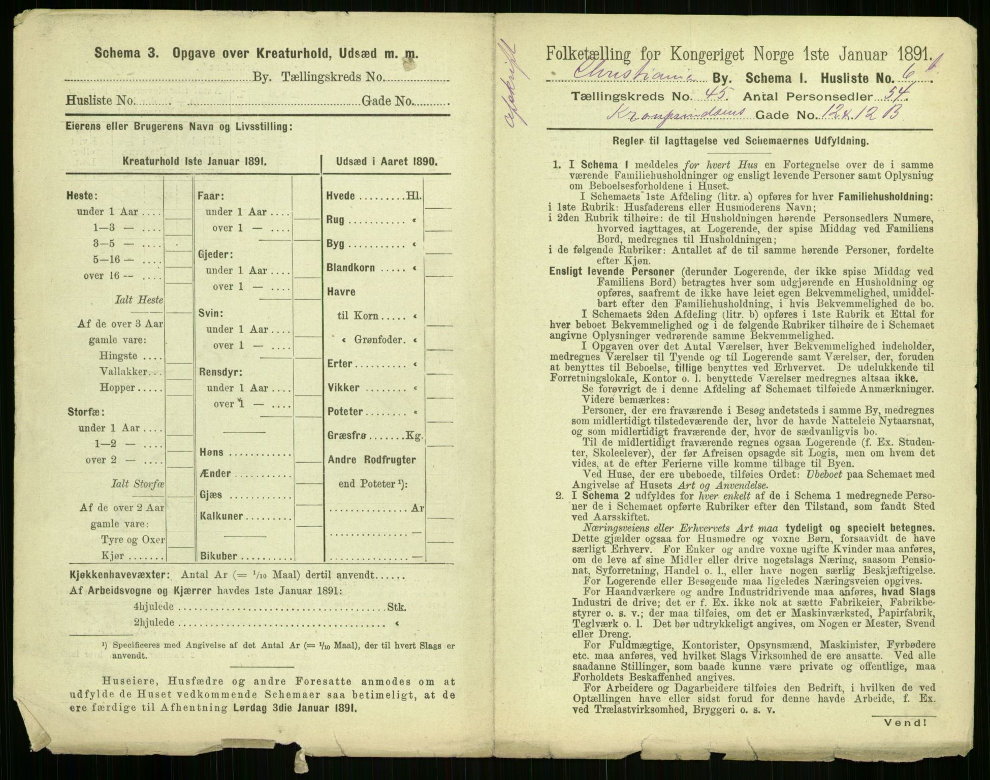 RA, 1891 census for 0301 Kristiania, 1891, p. 27503